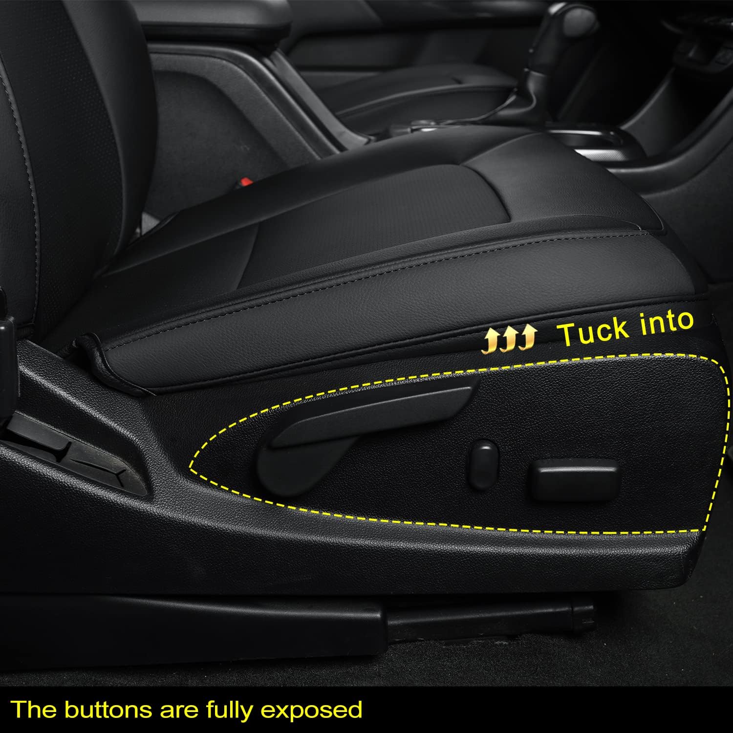 LUCKYMAN CLUB Chevy Colorado Seat Covers Full Set,fit for 2015-2025 Colorado Canyon Crew Cab Z71 LT ZR2 Work Truck with Water Proof Faux Leather