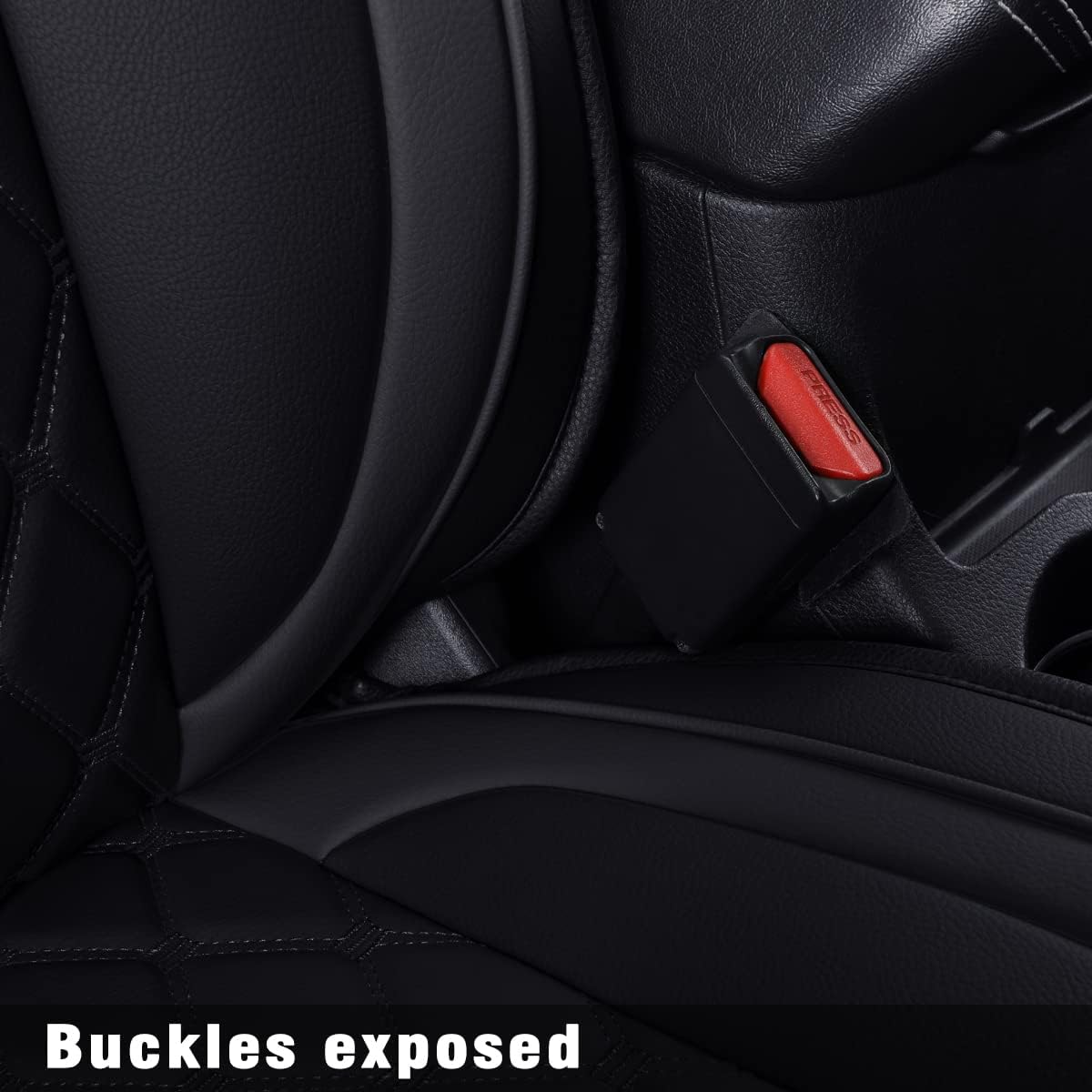 LUCKYMAN CLUB Jeep Cherokee Seat Covers fit for 2014-2025 Jeep Cherokee with Faux Leather All seasons are good Resist claw marks seat covers