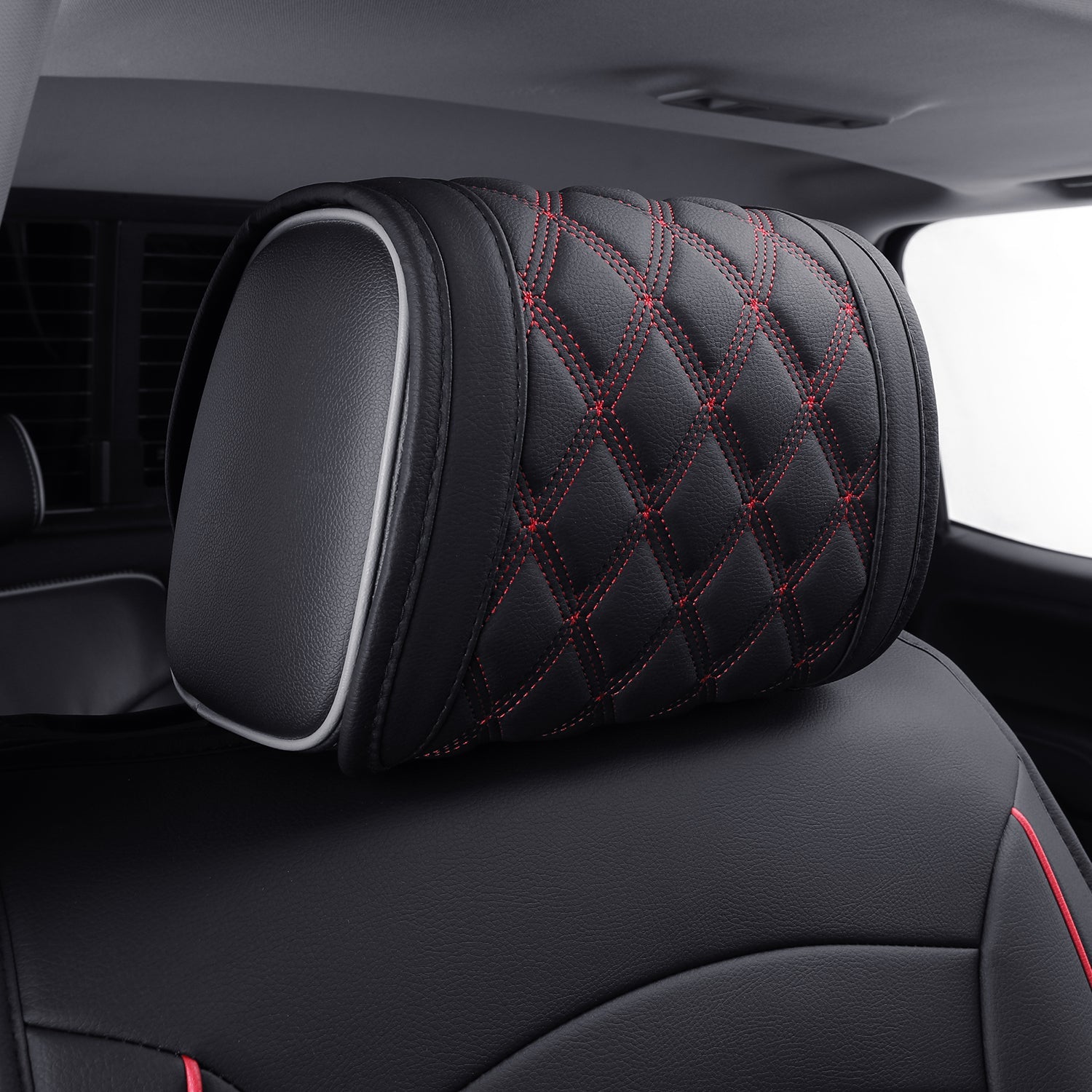 LUCKYMAN CLUB Chevy Silverado GMC Sierra Truck Seat Covers Trail Boss Z71 Pickup 2007-2025 1500 2500HD 3500HD Crew Double Extended Cab Waterproof Leather