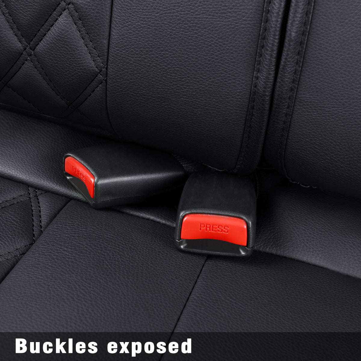 LUCKYMAN CLUB 2018-2025 Titan Seat Covers leather Fit Nissan .SV. PRO-4X. Platinum Reserve .S. SL. Crew Caba and Extended Cab&Regular Cab truck Waterproof seat cover