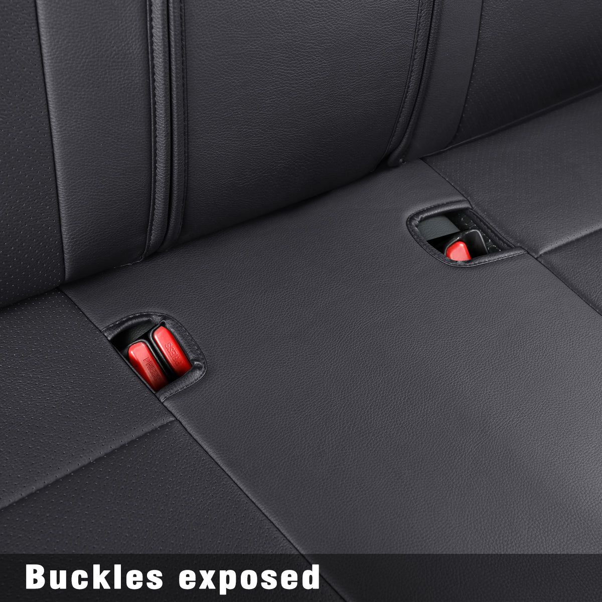 LUCKYMAN CLUB Nissan Kicks Seat Covers Custom,Fit 2018-2024 Kicks Seat Covers SV,SR,S,Front Set,Full Set, Waterproof artificial leather seat cover