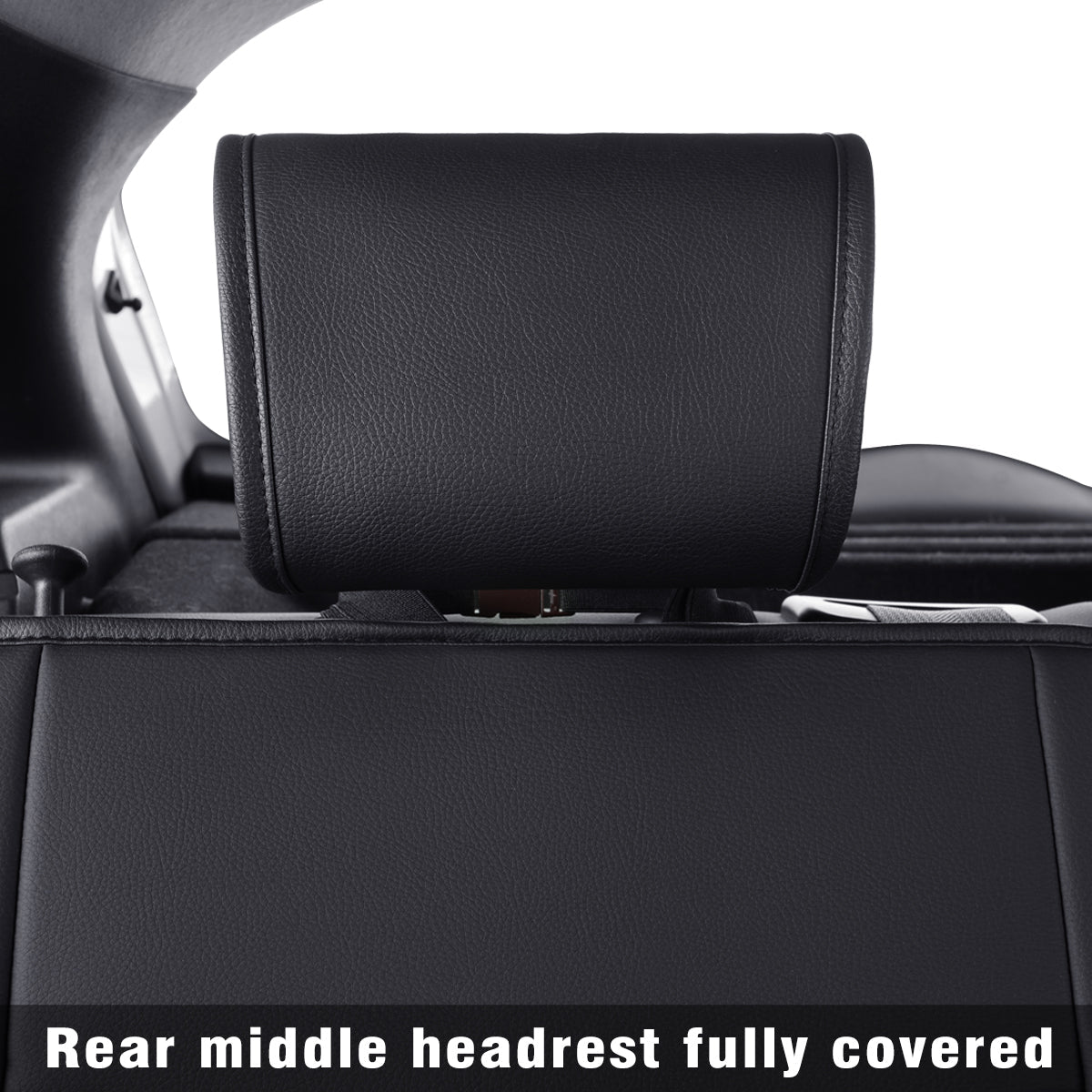 LUCKYMANCLUB NIssan Kicks Seat Covers Custom 2018-2023 2024 fit V,SR,S,suv waterproof and scratch-resistant leather seat covers