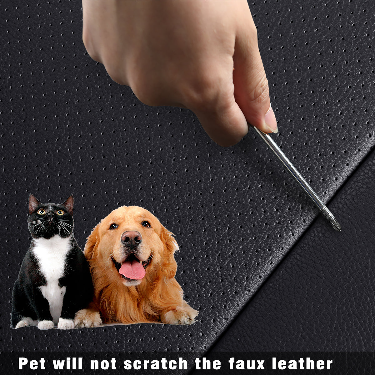 LUCKYMAN CLUB 2018-2025 Titan Seat Covers Waterproof leather Fit Nissan SV PRO-4X Platinum Reserve S SL Crew Caba and Extended Cab&Regular Cab truck seat cover