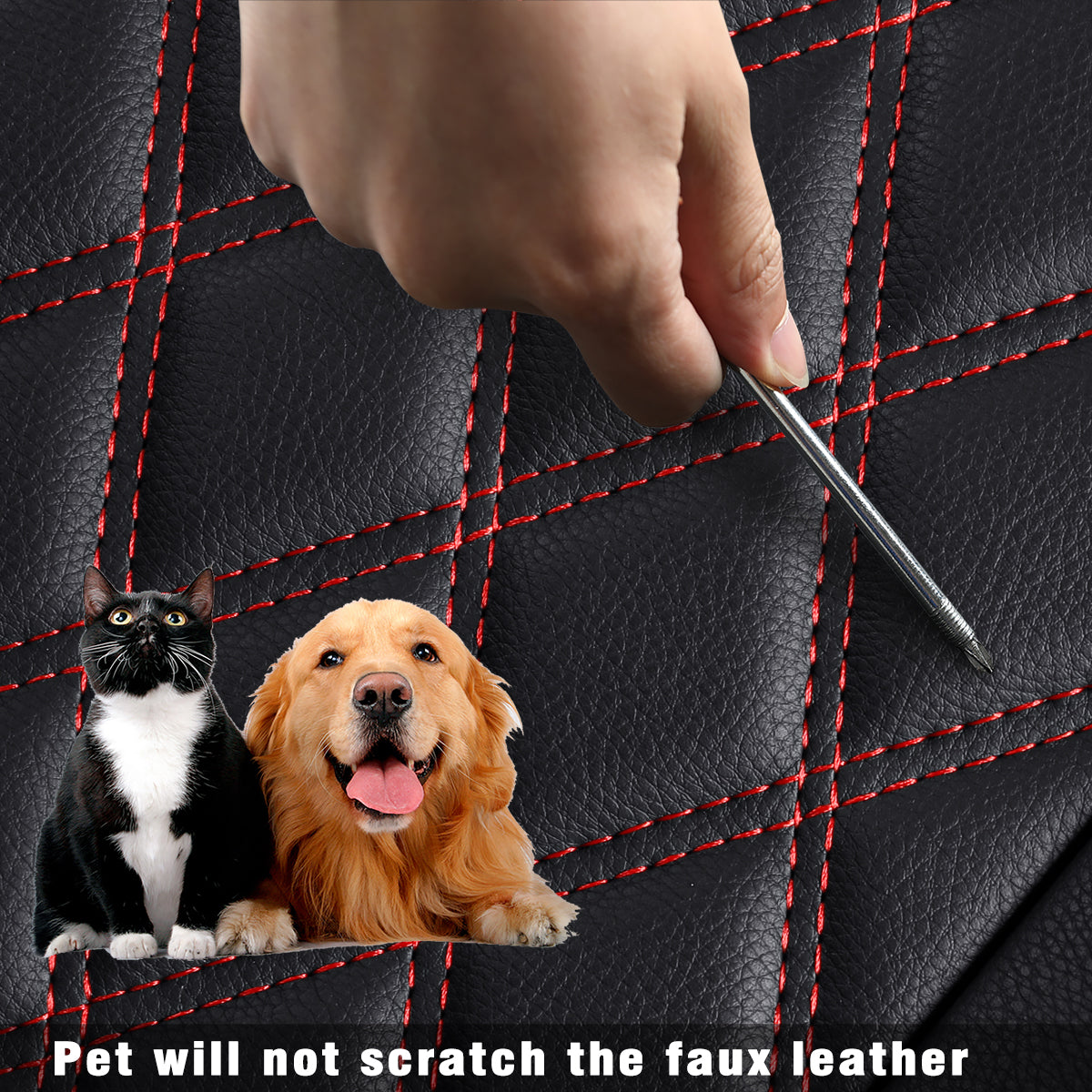 LUCKYMAN CLUB 2018-2025 Titan Seat Covers leather Fit Nissan .SV. PRO-4X. Platinum Reserve .S. SL. Crew Caba and Extended Cab&Regular Cab truck Waterproof seat cover