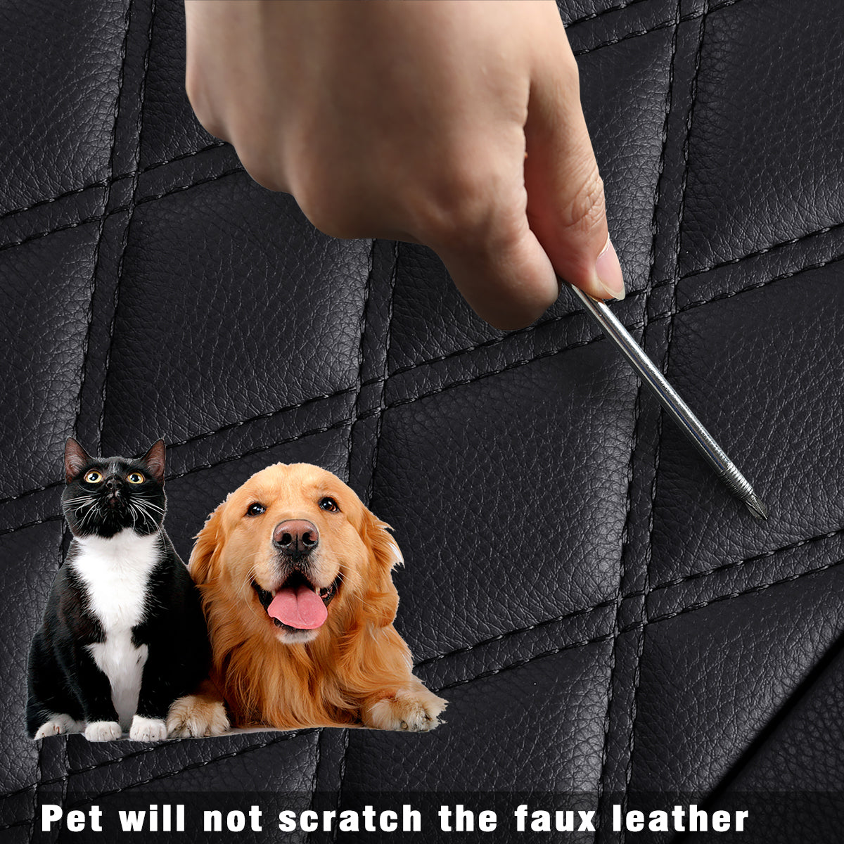 LUCKYMAN CLUB 2018-2025 Titan Seat Covers leather Fit Nissan .SV. PRO-4X. Platinum Reserve .S. SL. Crew Caba and Extended Cab&Regular Cab truck Waterproof seat cover