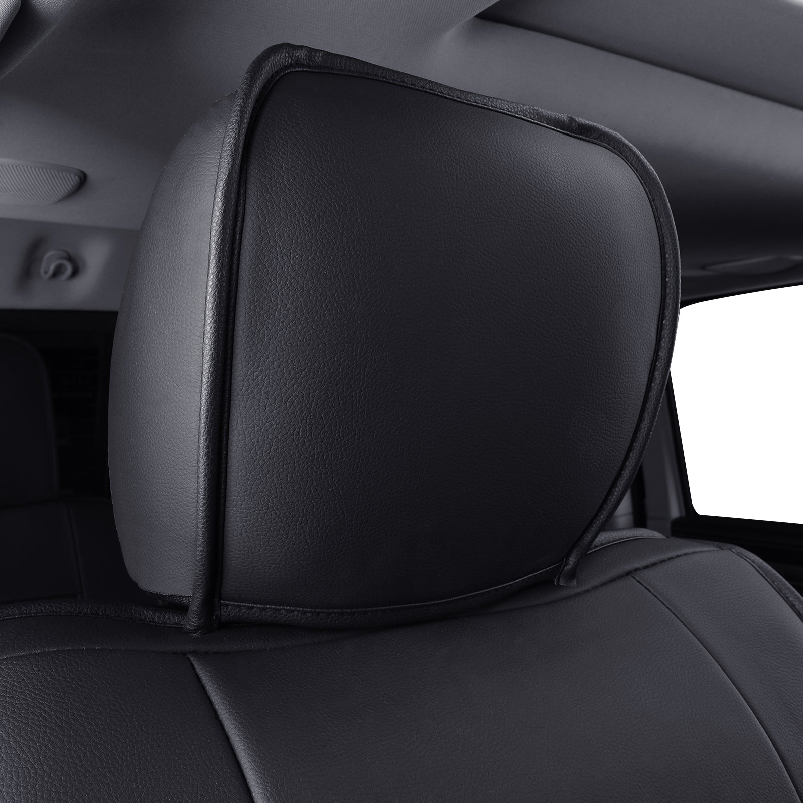 LUCKYMAN CLUB Ram 1500-Sitzbezüge vorn und hinten, auch passend für die Minderheit der 2006-2020 Ram 2500 3500 Crew Cab&Quad Cab Pickup, mit Kunstleder