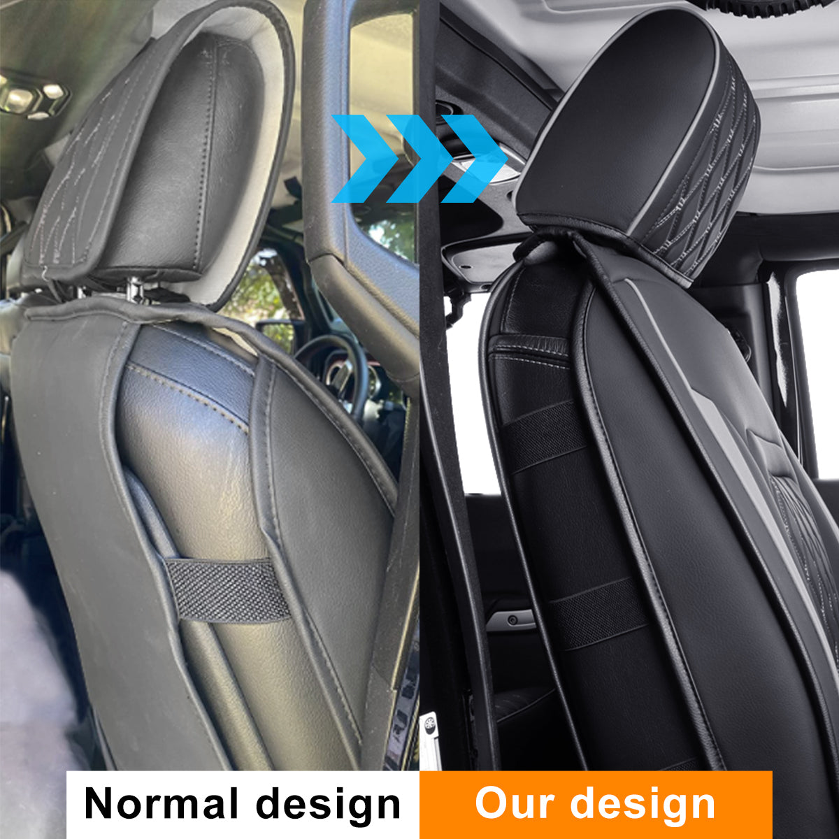 LUCKYMAN KLUBO Jeep Wrangler JK JL Antaŭaj Seĝaj Kovriloj Propra Fit 2/4 Pordo 2007-2024 Senlima Rubikono 392 Sahara Willys Sport Alta Altitudo Kamiono Kamiono Akvorezista Ledo