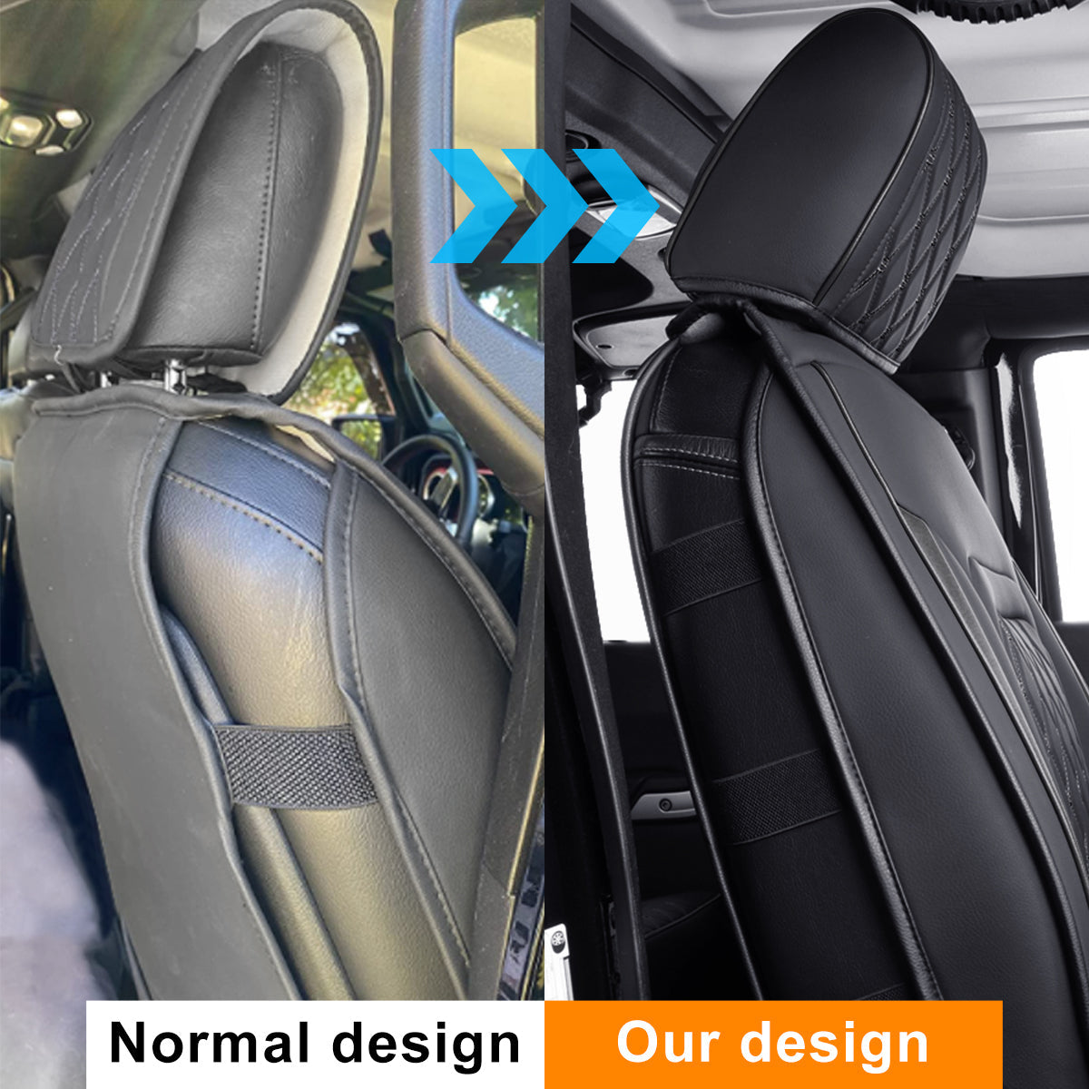 LUCKYMAN KLUBO Jeep Wrangler JK JL Antaŭaj Seĝaj Kovriloj Propra Fit 2/4 Pordo 2007-2024 Senlima Rubikono 392 Sahara Willys Sport Alta Altitudo Kamiono Kamiono Akvorezista Ledo