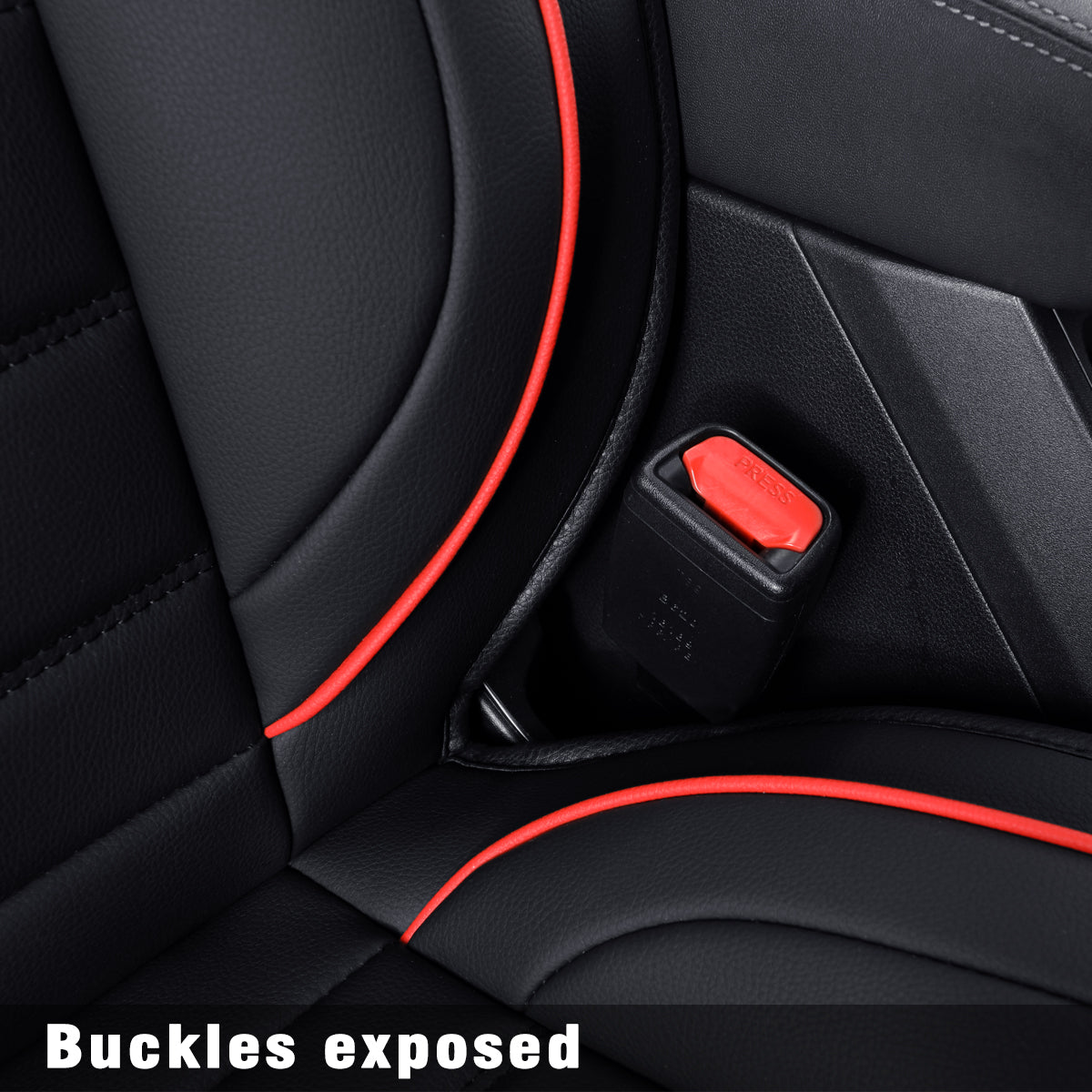 LUCKYMAN CLUB Subaru Forester Seat Covers Custom fit for 2014-2025 Outback and with Faux Leather Full Set Fit Premium Sport Wilderness Limited Touring Base with Waterproof