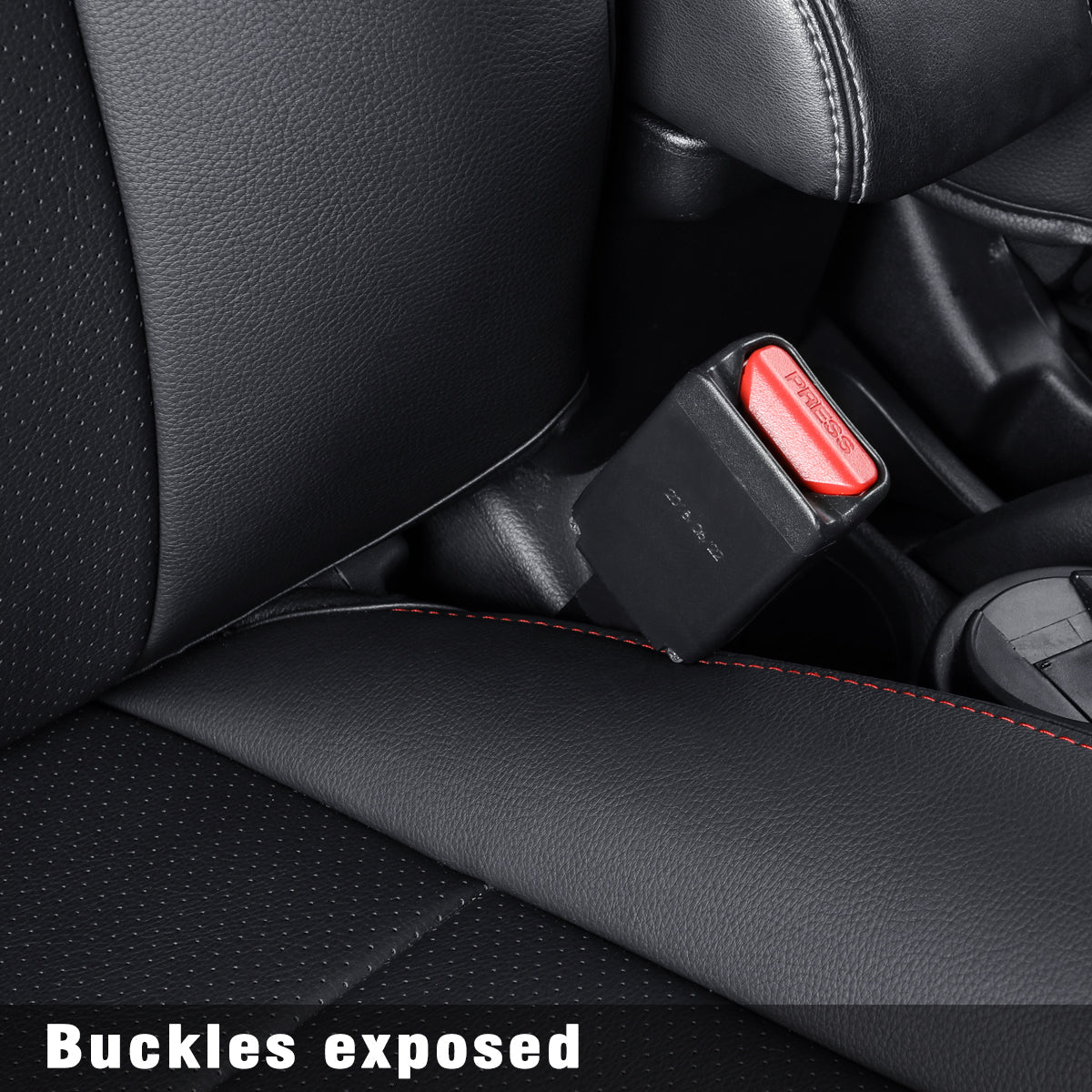 LUCKYMAN CLUB Nissan Kicks Seat Covers Custom,Fit 2018-2024 Kicks Seat Covers SV,SR,S,Front Set,Full Set, Waterproof artificial leather seat cover