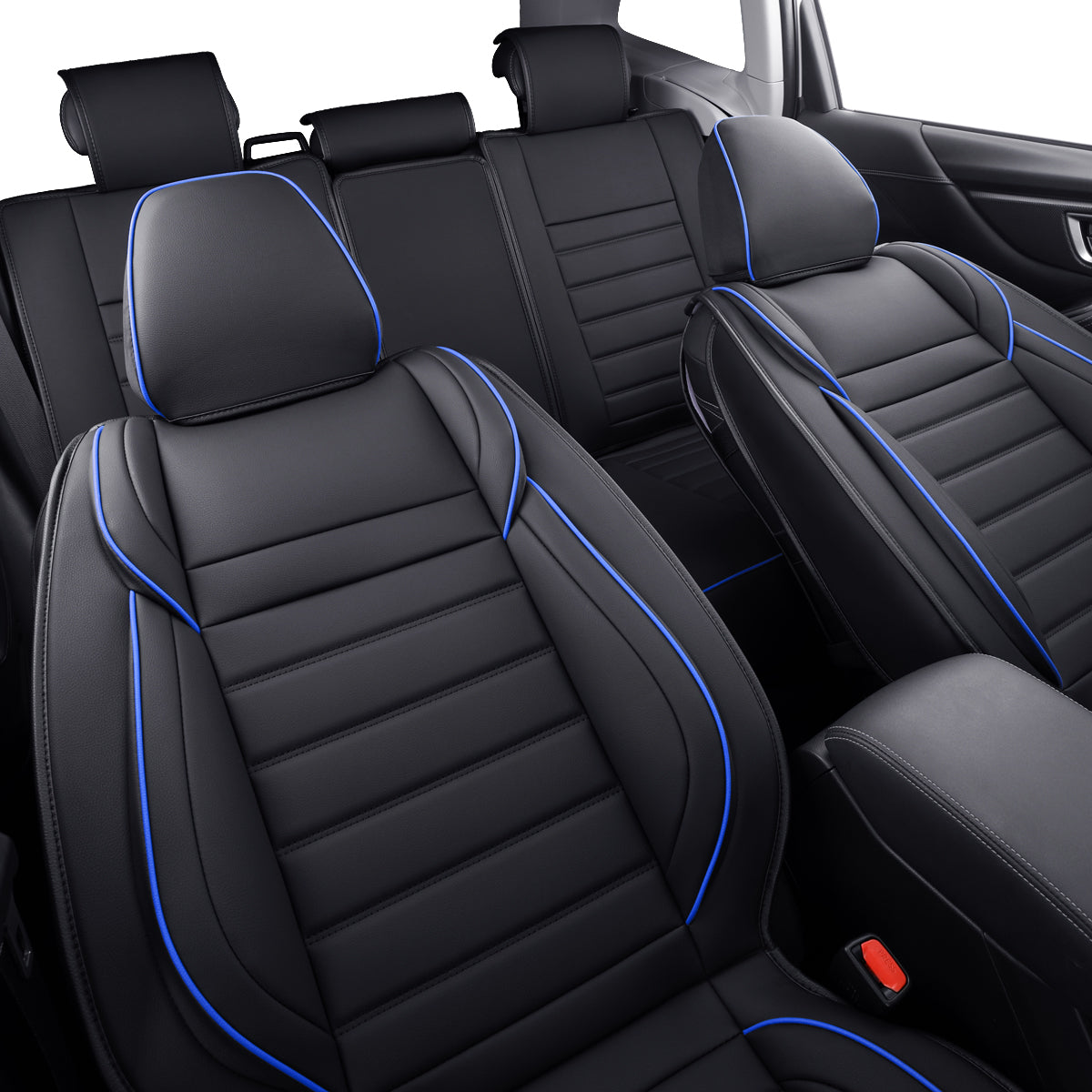 LUCKYMAN CLUB Subaru Forester Seat Covers Custom fit for 2014-2025 Outback and with Faux Leather Full Set Fit Premium Sport Wilderness Limited Touring Base with Waterproof