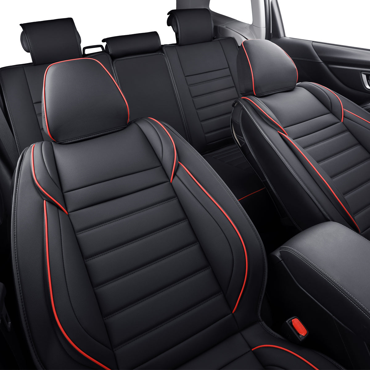 LUCKYMAN CLUB Subaru Forester Seat Covers Custom fit for 2014-2025 Outback and with Faux Leather Full Set Fit Premium Sport Wilderness Limited Touring Base with Waterproof