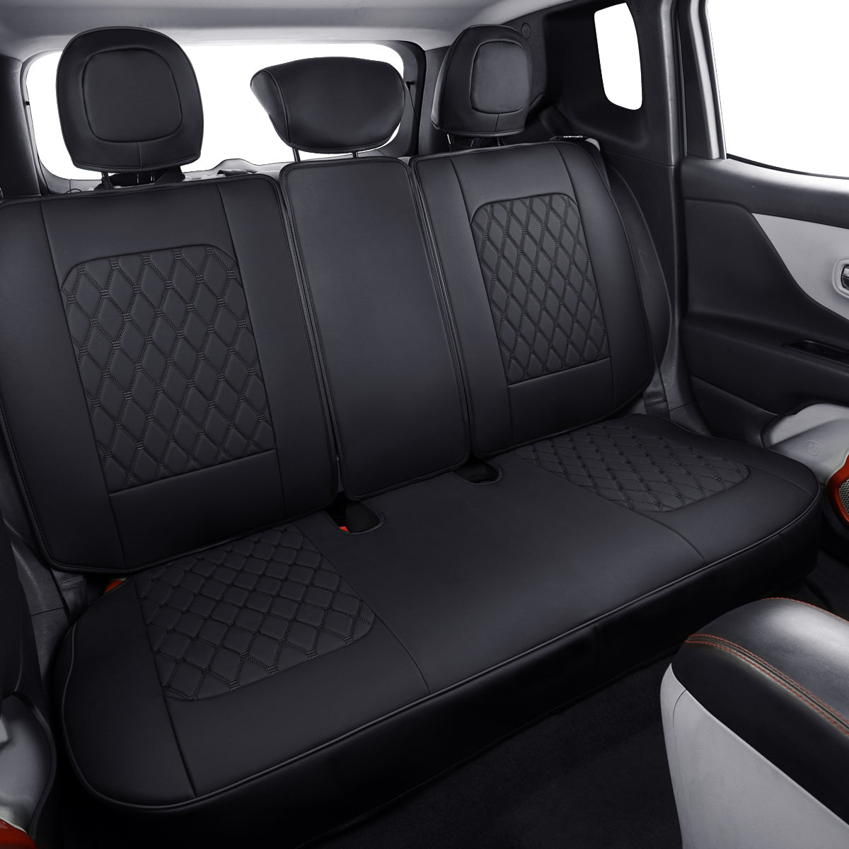 LUCKYMAN CLUB Jeep Cherokee Seat Covers fit for 2014-2025 Jeep Cherokee with Faux Leather All seasons are good Resist claw marks seat covers