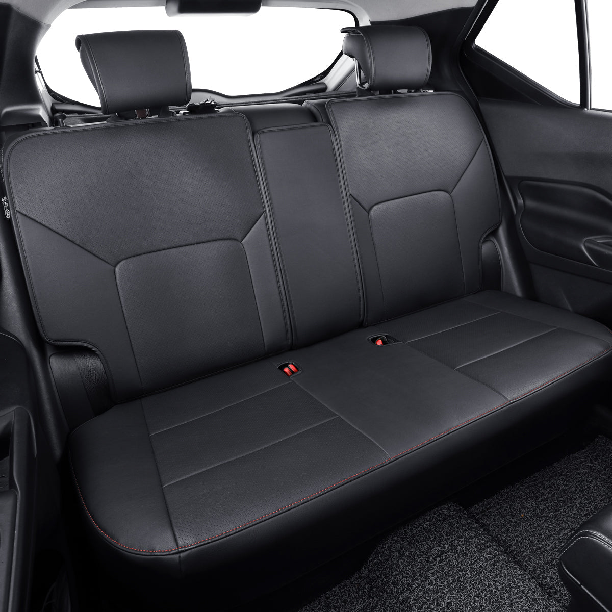 LUCKYMAN CLUB Nissan Kicks Seat Covers Custom,Fit 2018-2024 Kicks Seat Covers SV,SR,S,Front Set,Full Set, Waterproof artificial leather seat cover