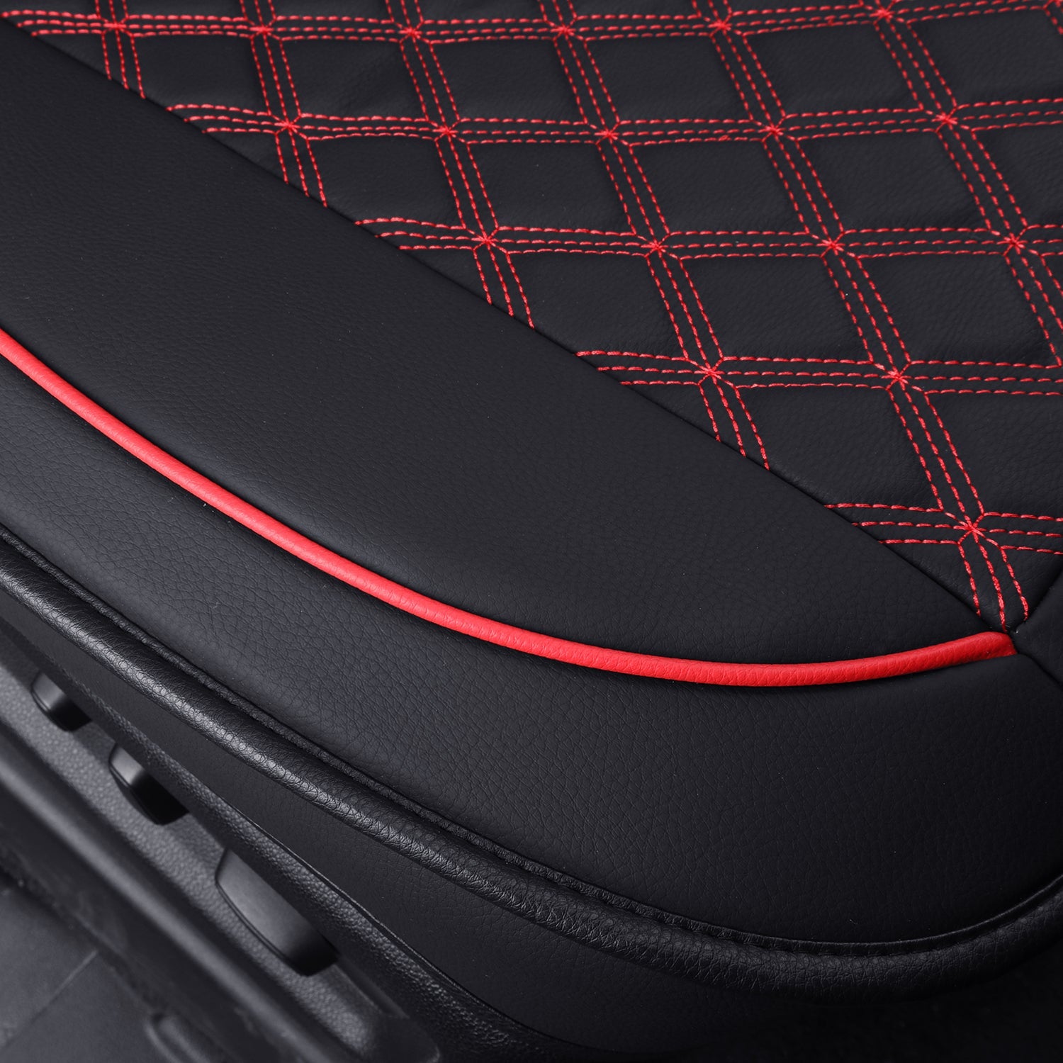 LUCKYMAN CLUB Chevy Silverado GMC Sierra Truck Seat Covers Trail Boss Z71 Pickup 2007-2025 1500 2500HD 3500HD Crew Double Extended Cab Waterproof Leather