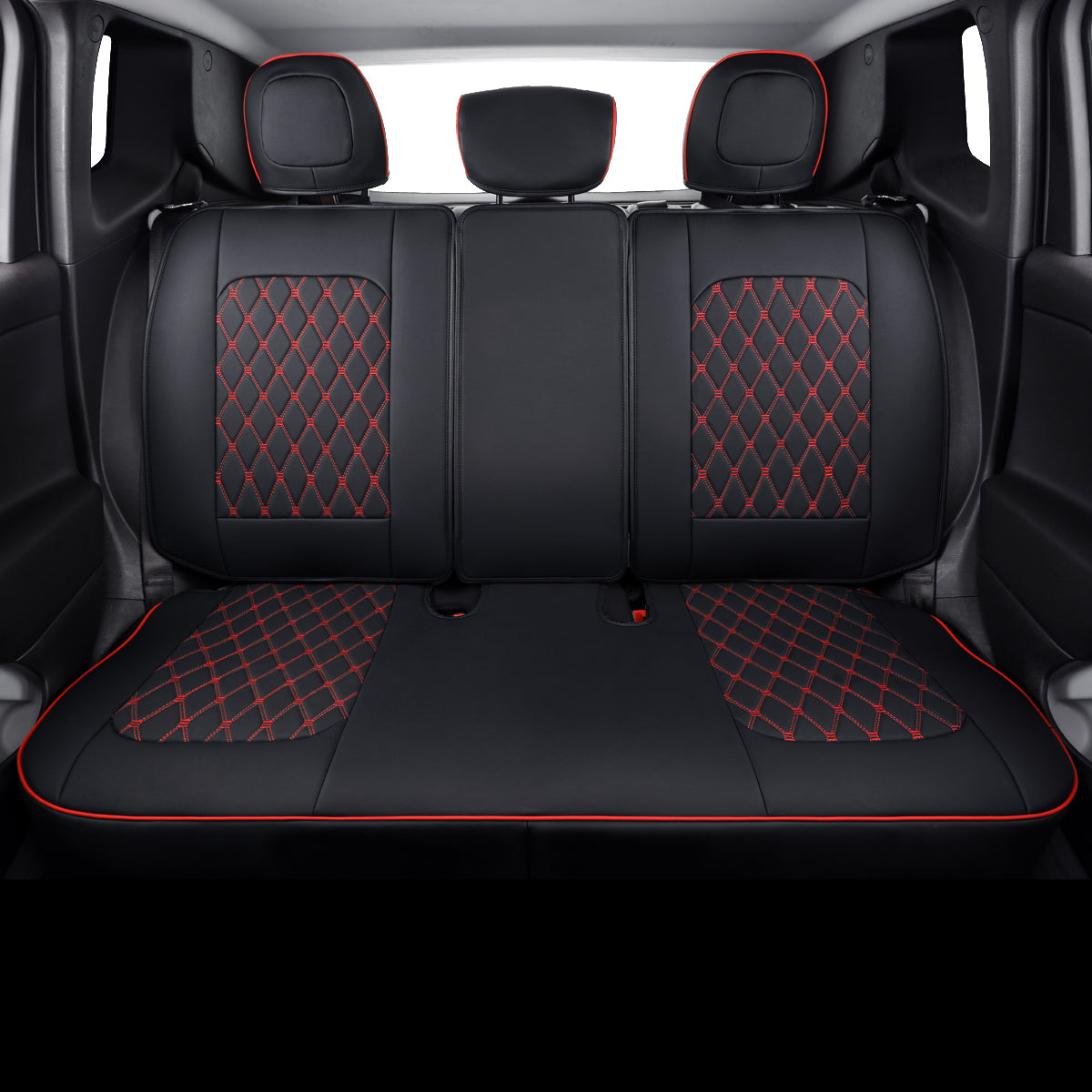 LUCKYMAN CLUB Jeep Cherokee Seat Covers fit for 2014-2025 Jeep Cherokee with Faux Leather All seasons are good Resist claw marks seat covers