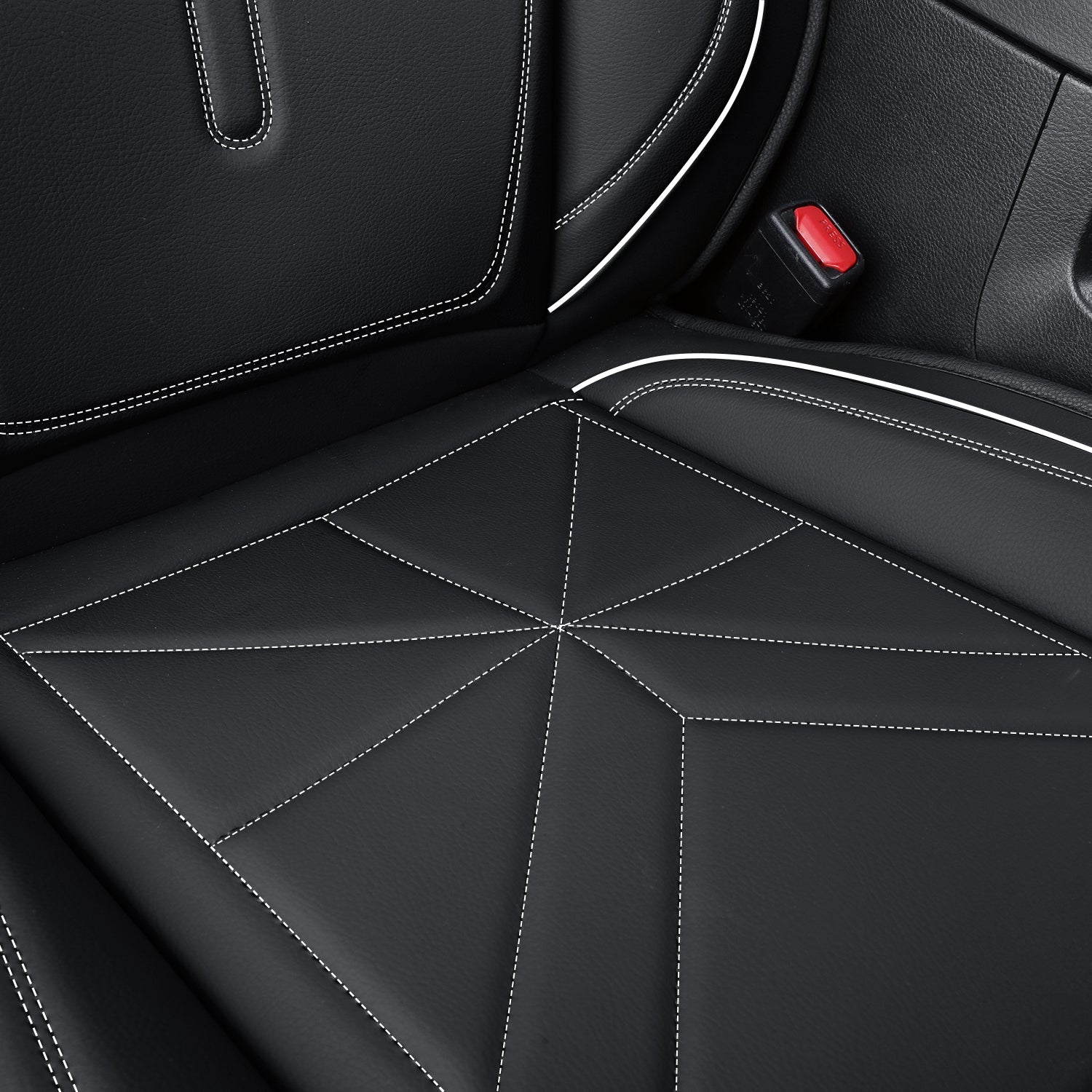LUCKYMAN CLUB 2005-2023 Tacoma Seat Covers Custom Double Cab,Waterproof leather seat cover, all seasons including trims like SR, SR5, Limited, TRD Off Road, TRD Pro, TRD Sport, etc. comfortable and breathable
