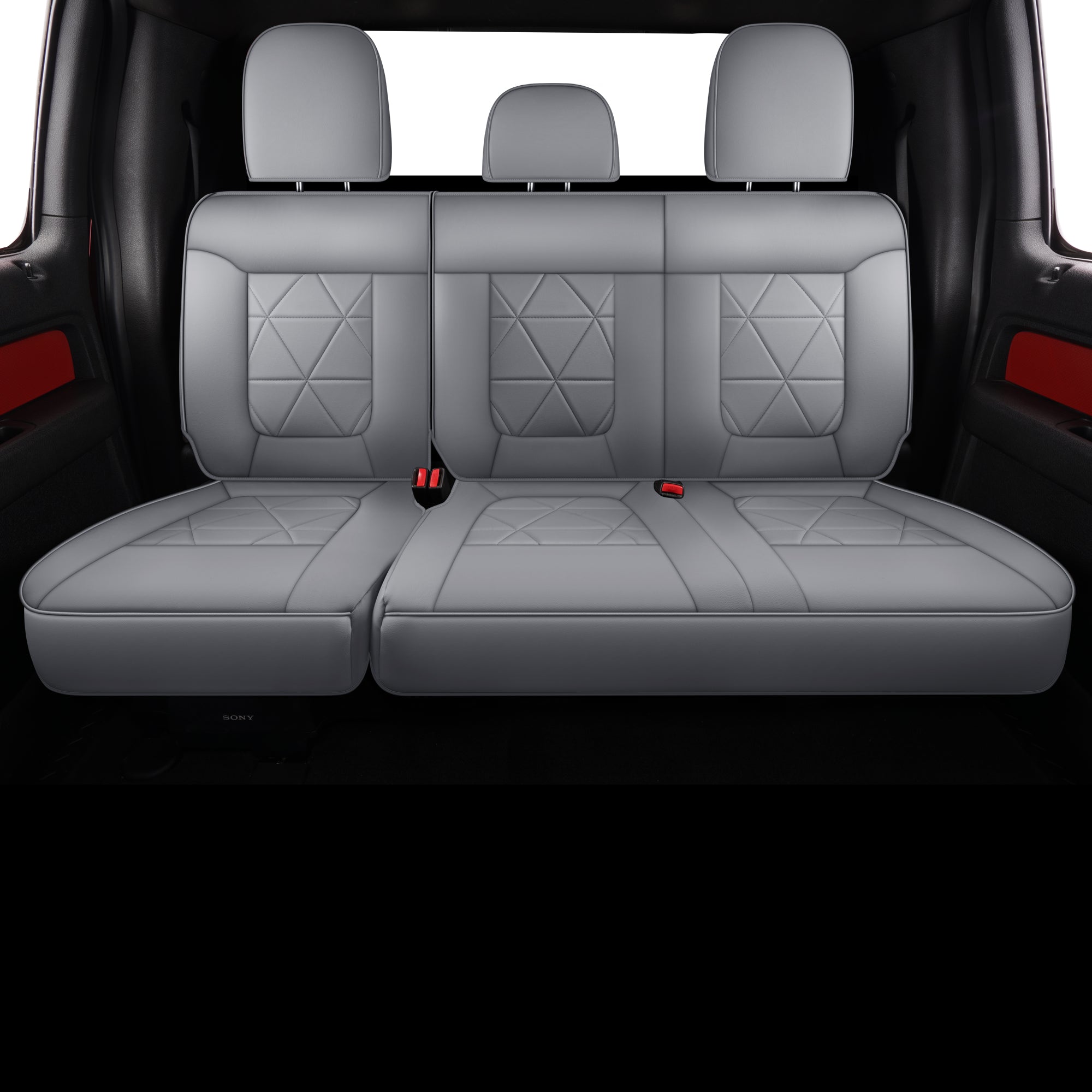 LUCKYMAN CLUB Ford F150 Seat Covers,For 2009-2014 F150 CrewCab 2011-2016 F250 F350 Waterproof faux leather All seasons are good Free delivery