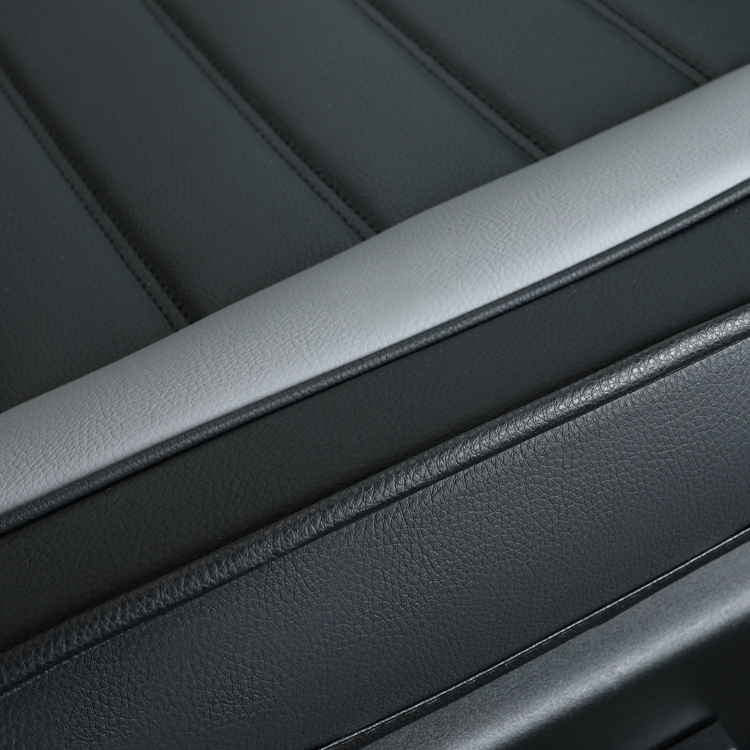 LUCKYMAN KLUBO Por F150 Faux-Ledaj Sidlokoj, Por F150 2009-2024 Super Crew Super Cab Regular Cab 2017-2023 Por F250 F350 F450 Super Duty Crew Cab