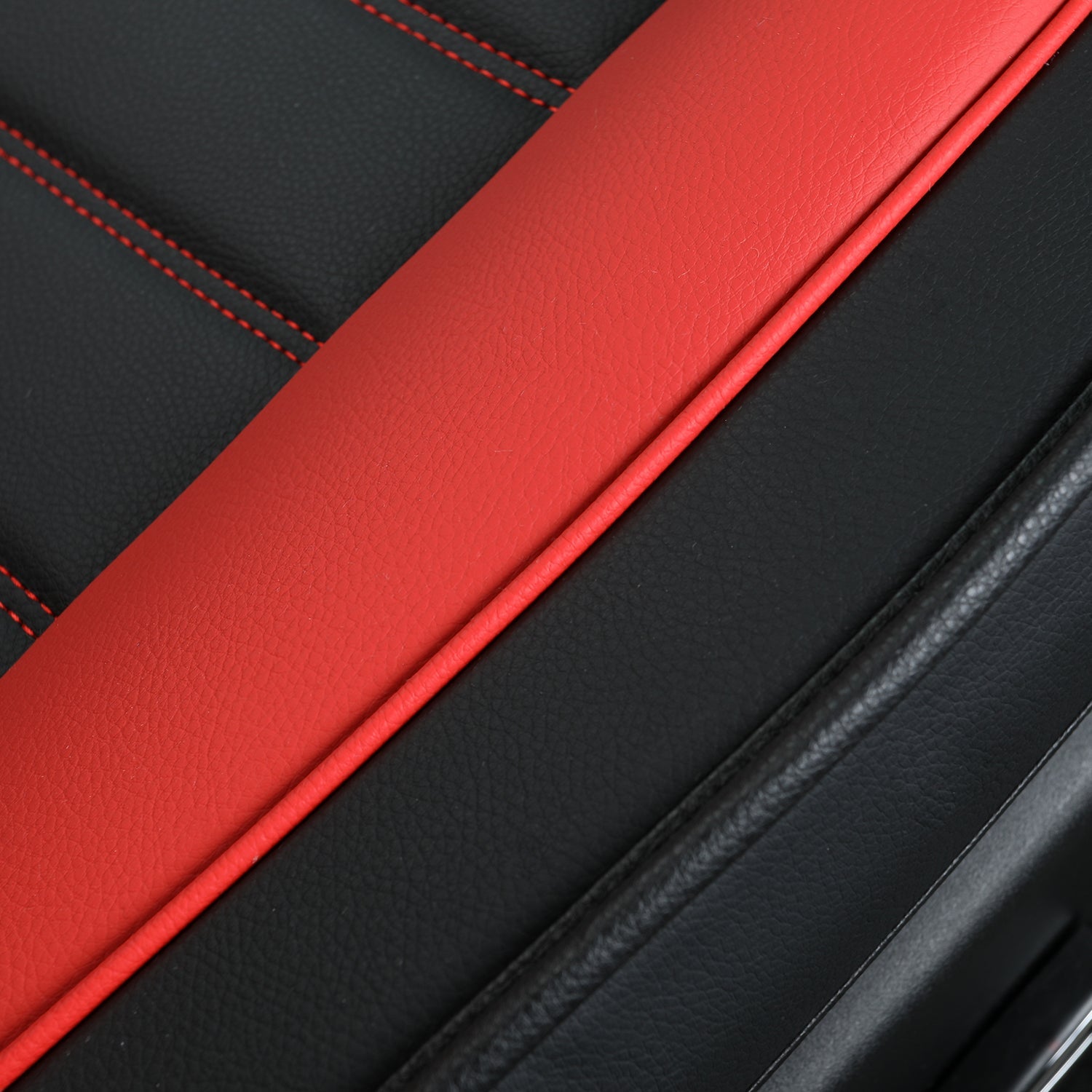 LUCKYMAN KLUBO Por F150 Faux-Ledaj Sidlokoj, Por F150 2009-2024 Super Crew Super Cab Regular Cab 2017-2023 Por F250 F350 F450 Super Duty Crew Cab