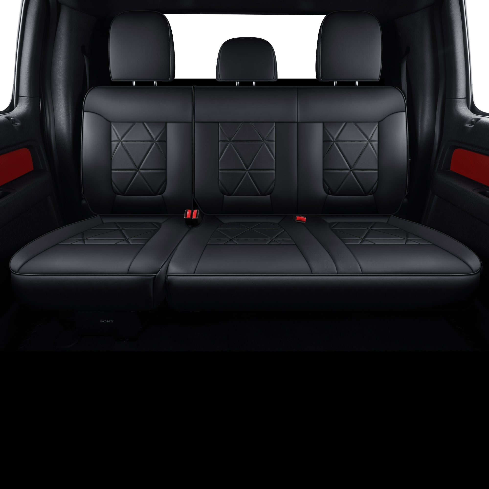 LUCKYMAN CLUB Ford F150 Seat Covers,For 2009-2014 F150 CrewCab 2011-2016 F250 F350 Waterproof faux leather All seasons are good Free delivery