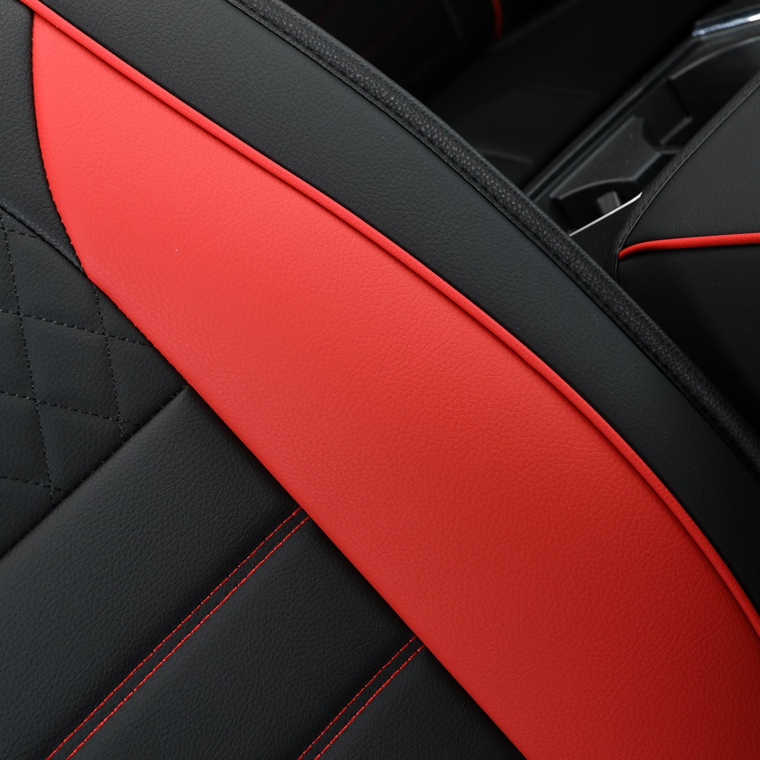 LUCKYMAN KLUBO Por F150 Faux-Ledaj Sidlokoj, Por F150 2009-2024 Super Crew Super Cab Regular Cab 2017-2023 Por F250 F350 F450 Super Duty Crew Cab