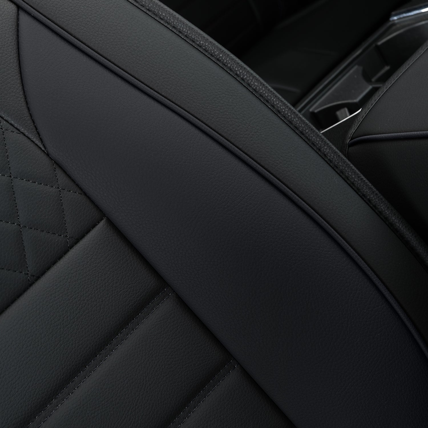 LUCKYMAN KLUBO Por F150 Faux-Ledaj Sidlokoj, Por F150 2009-2024 Super Crew Super Cab Regular Cab 2017-2023 Por F250 F350 F450 Super Duty Crew Cab