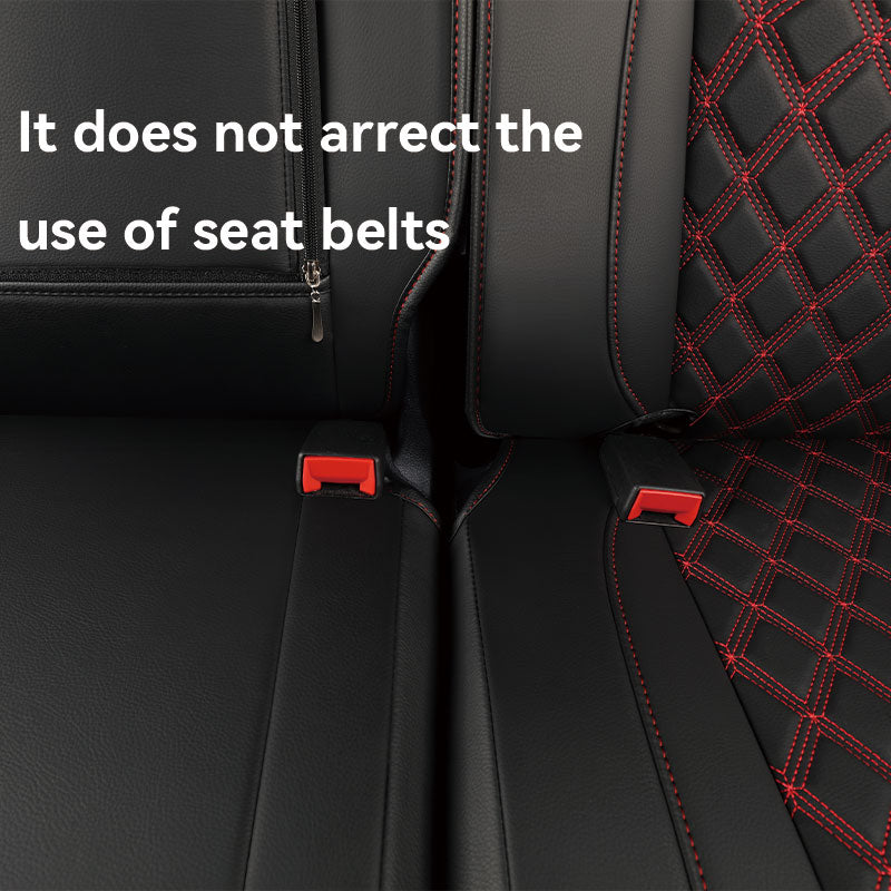 LUCKYMANCLUB Sitzbezüge für Dodge Ram 1500, 2019–2024, 1500/2500/3500 Crew Cab, wasserdichte Sitzbezüge, komplettes Set, maßgeschneiderte Passform, Ram Bighorn Laramie Limited Rebel Longhorn Pickup mit 4/6 geteilter Rücksitzbank