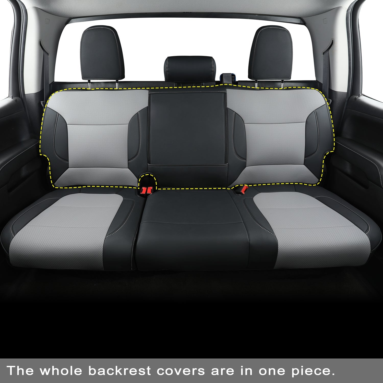 LUCKYMAN CLUB Custom Silverado Seat Covers 2007-2025 Chevrolet Silverado Sierra 1500/2500HD/3500HD crew, all-covered seat covers,dual, extended cab, waterproof leather, , all seasons