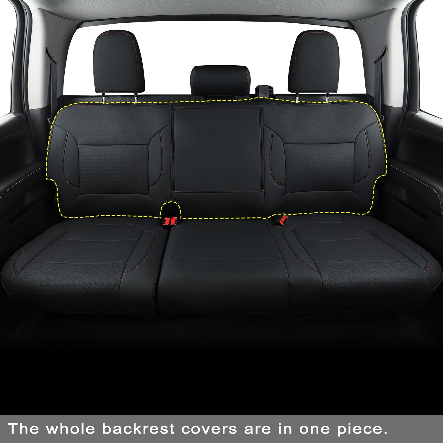 LUCKYMAN CLUB Custom Silverado Seat Covers 2007-2025 Chevrolet Silverado Sierra 1500/2500HD/3500HD crew, all-covered seat covers,dual, extended cab, waterproof leather, , all seasons