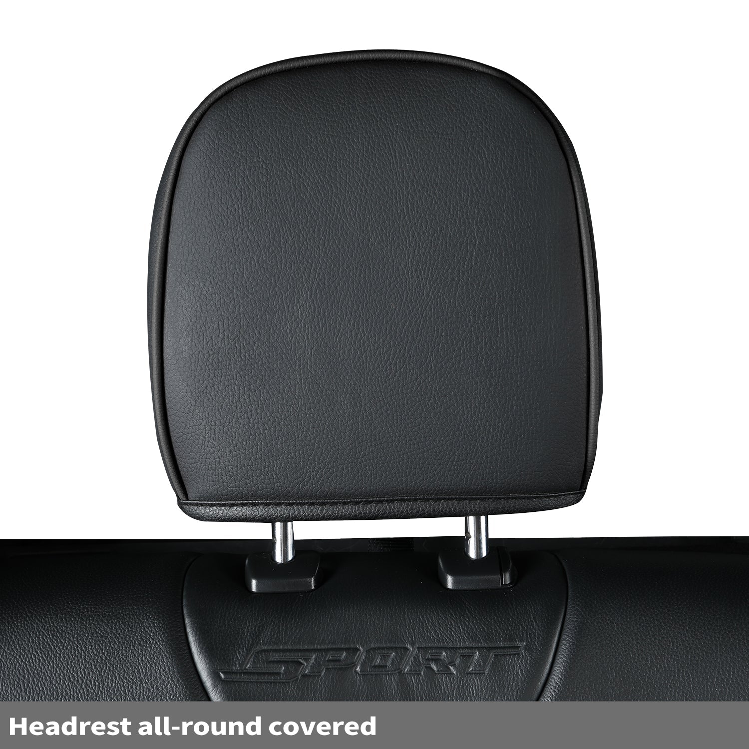 LUCKYMAN KLUBO Por F150 Faux-Ledaj Sidlokoj, Por F150 2009-2024 Super Crew Super Cab Regular Cab 2017-2023 Por F250 F350 F450 Super Duty Crew Cab