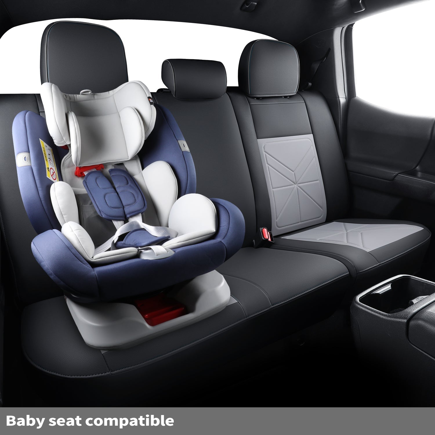 LUCKYMAN CLUB 2005-2023 Tacoma Seat Covers Custom Double Cab,Waterproof leather seat cover, all seasons including trims like SR, SR5, Limited, TRD Off Road, TRD Pro, TRD Sport, etc. comfortable and breathable