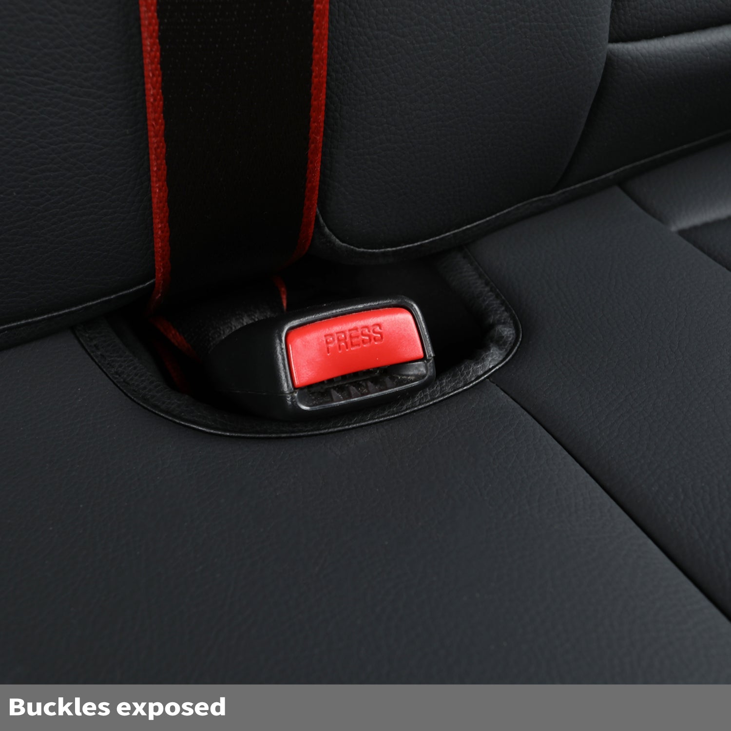 LUCKYMAN KLUBO Por F150 Faux-Ledaj Sidlokoj, Por F150 2009-2024 Super Crew Super Cab Regular Cab 2017-2023 Por F250 F350 F450 Super Duty Crew Cab