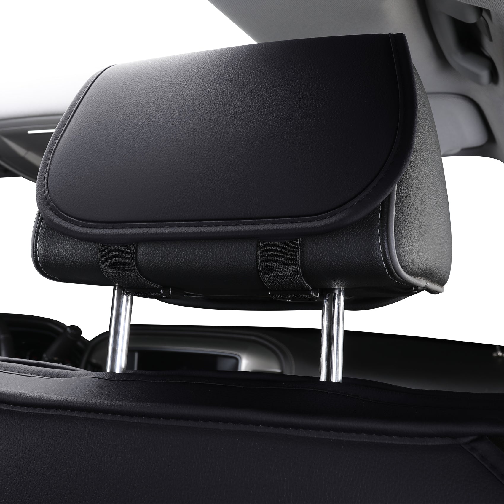 LUCKYMAN CLUB Silverado-Sitzbezüge passend für 2007–2024 Chevy Silverado Sierra 1500/2500 HD / 3500 HD Crew, Double, Extended Cab mit wasserdichtem Kunstleder