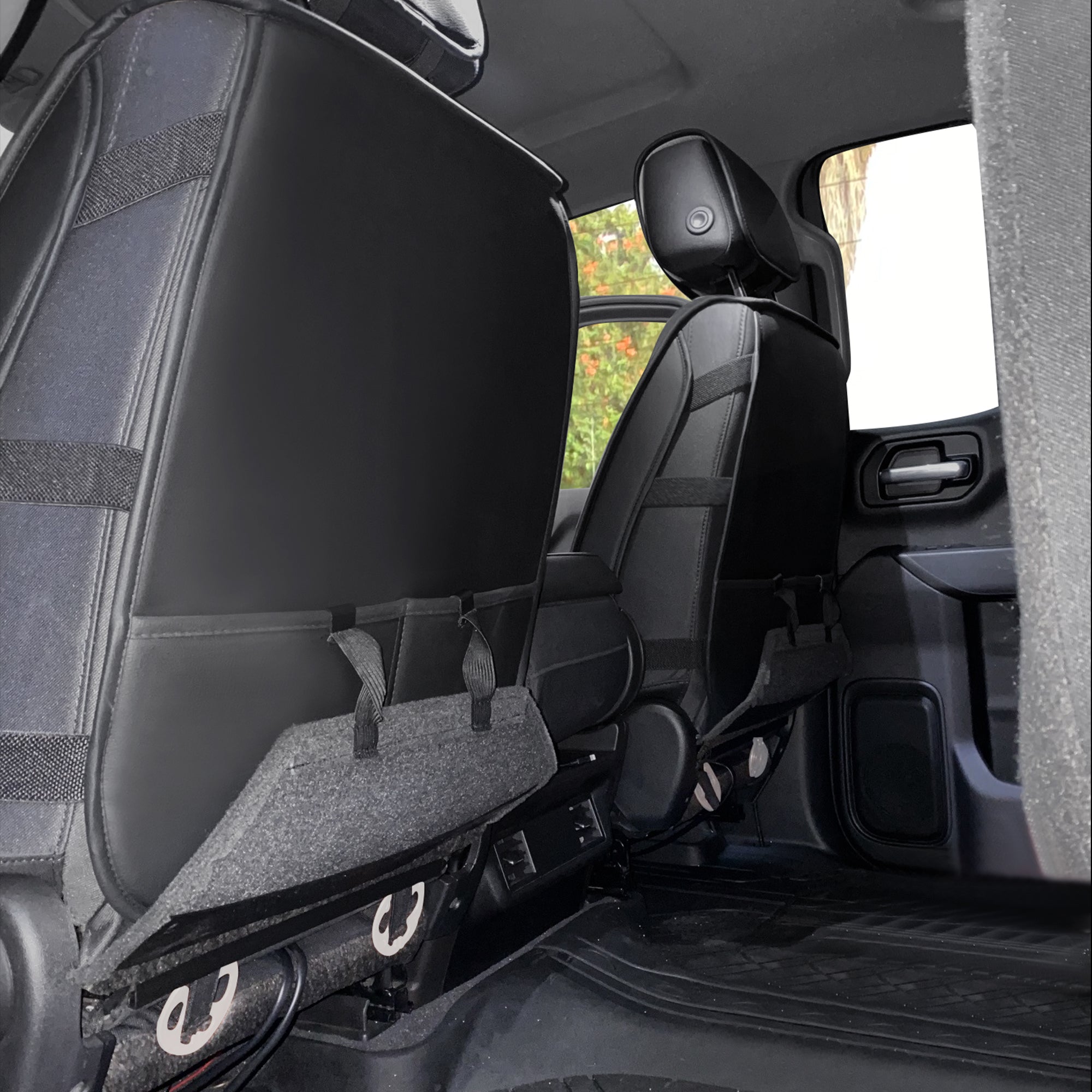 LUCKYMAN CLUB Silverado-Sitzbezüge passend für 2007–2024 Chevy Silverado Sierra 1500/2500 HD / 3500 HD Crew, Double, Extended Cab mit wasserdichtem Kunstleder