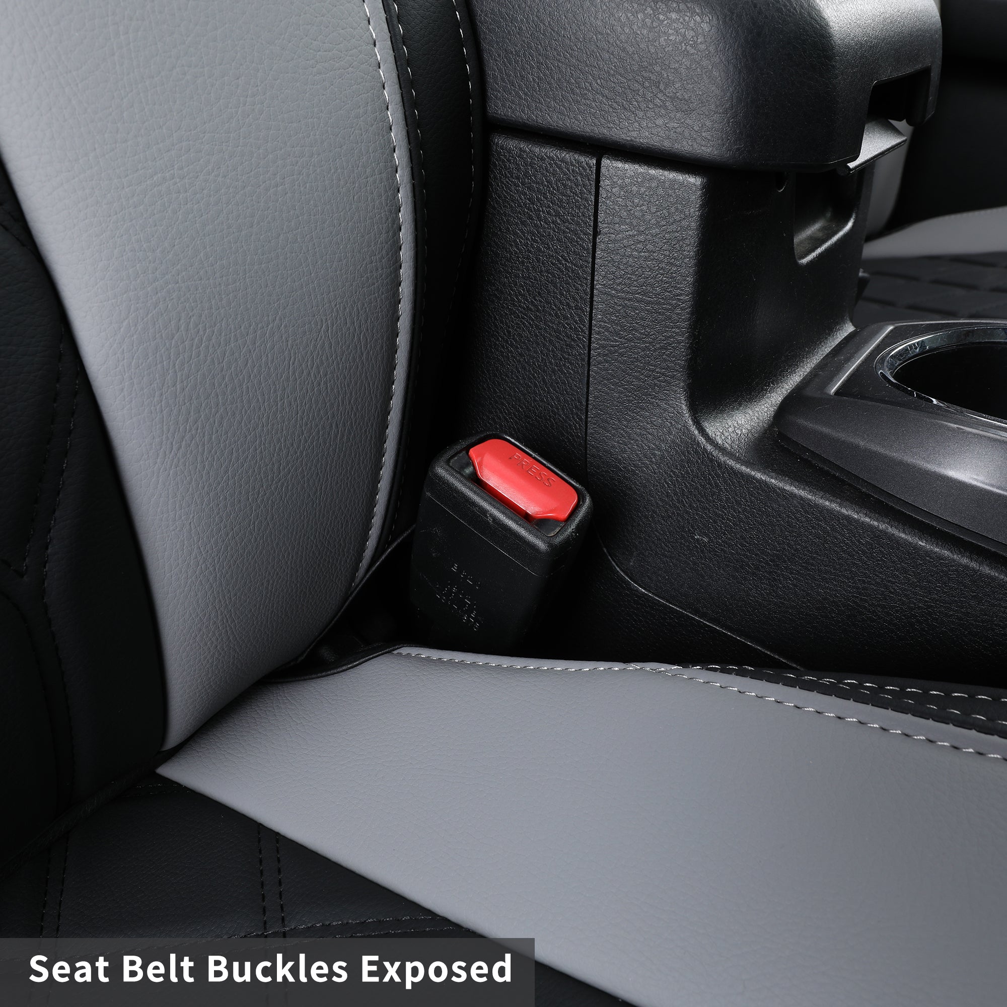 LUCKYMAN CLUB Tacoma Full Seat Covers, suitable for Tacoma 2016-2023 Seat covers for five persons double cab, artificial leather, four seasons available, breathable and comfortable