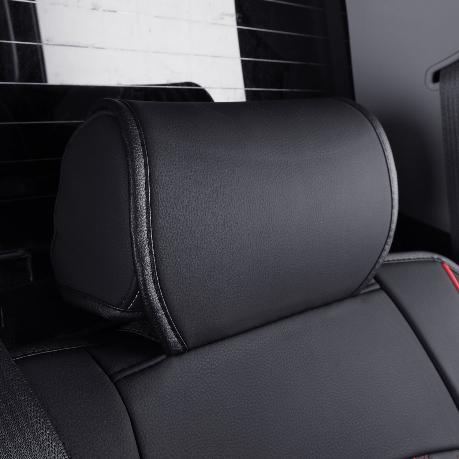 LUCKYMAN CLUB Chevy Silverado GMC Sierra Truck Seat Covers Trail Boss Z71 Pickup 2007-2025 1500 2500HD 3500HD Crew Double Extended Cab Waterproof Leather