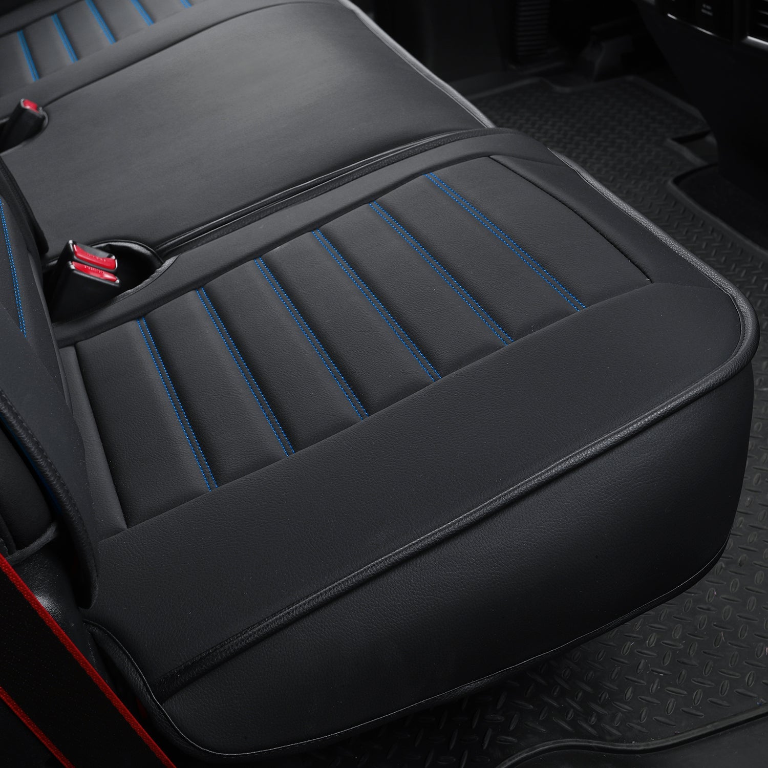 LUCKYMAN CLUB F150 Sidlokokovriloj Plena Aro kun Akvorezista Ledo, Aŭta Veturila Kusenkovrilo por Aŭtoj SUV Pick-up Kamiono Konvena por 2009 ĝis 2024 Ford F150 Carhartt kaj 2017 ĝis 2023 F250 F350 F450