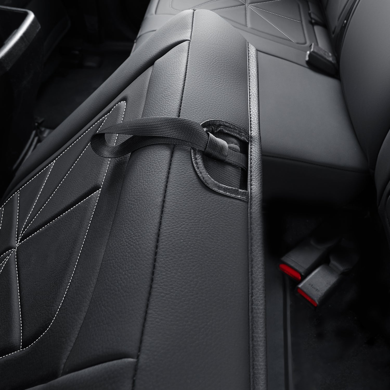 LUCKYMAN CLUB 2005-2023 Tacoma Seat Covers Custom Double Cab,Waterproof leather seat cover, all seasons including trims like SR, SR5, Limited, TRD Off Road, TRD Pro, TRD Sport, etc. comfortable and breathable