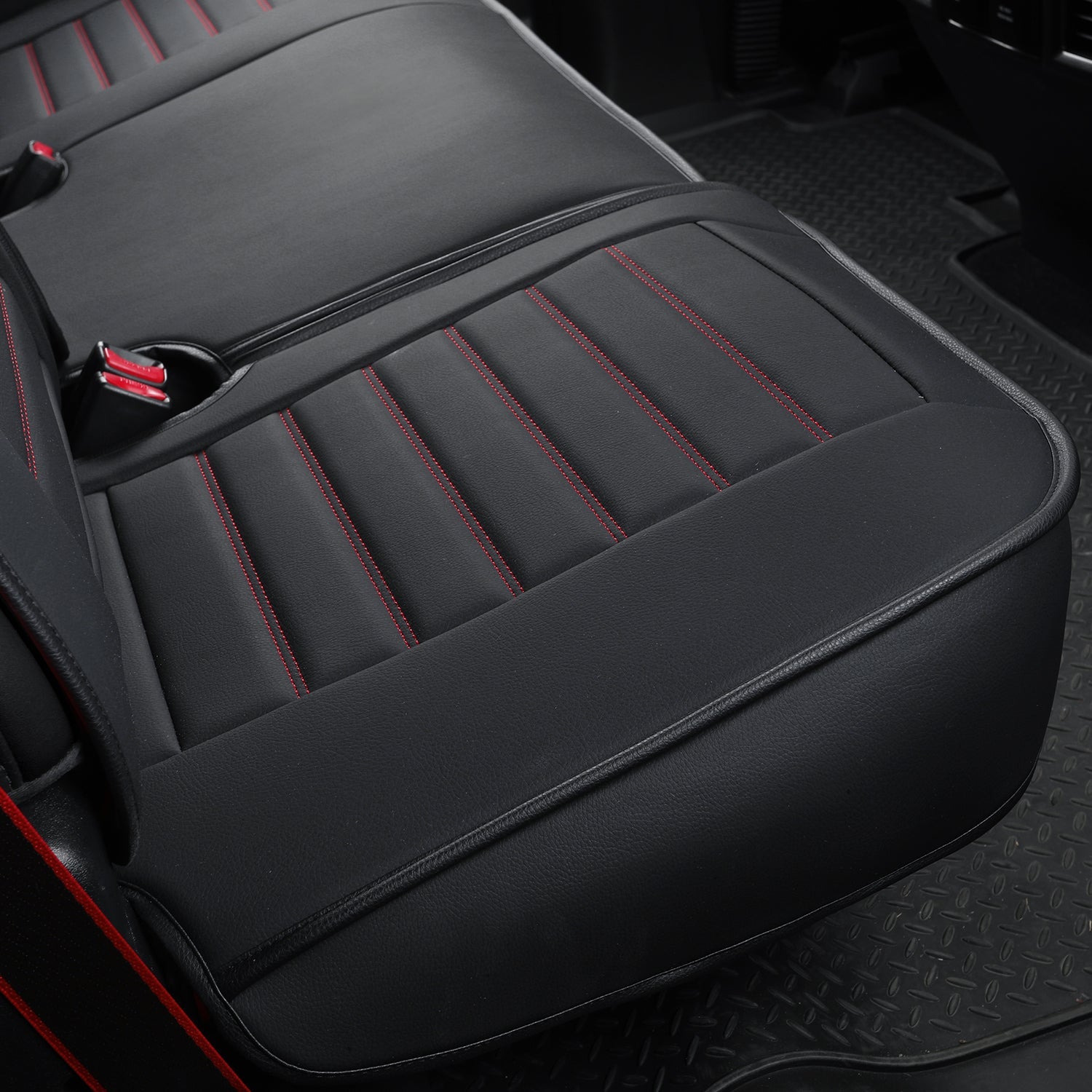 LUCKYMAN CLUB F150 Sidlokokovriloj Plena Aro kun Akvorezista Ledo, Aŭta Veturila Kusenkovrilo por Aŭtoj SUV Pick-up Kamiono Konvena por 2009 ĝis 2024 Ford F150 Carhartt kaj 2017 ĝis 2023 F250 F350 F450