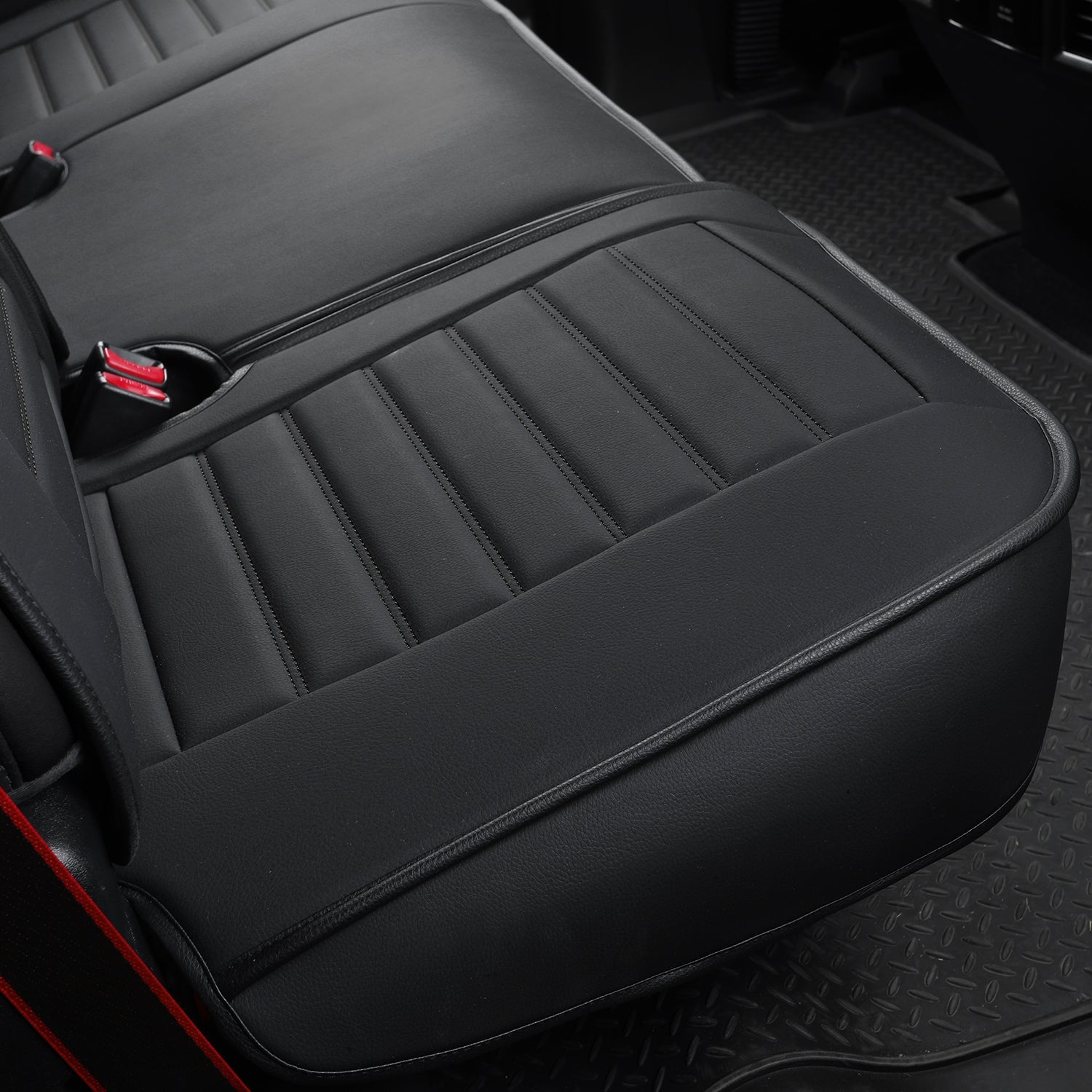 LUCKYMAN CLUB F150 Sidlokokovriloj Plena Aro kun Akvorezista Ledo, Aŭta Veturila Kusenkovrilo por Aŭtoj SUV Pick-up Kamiono Konvena por 2009 ĝis 2024 Ford F150 Carhartt kaj 2017 ĝis 2023 F250 F350 F450