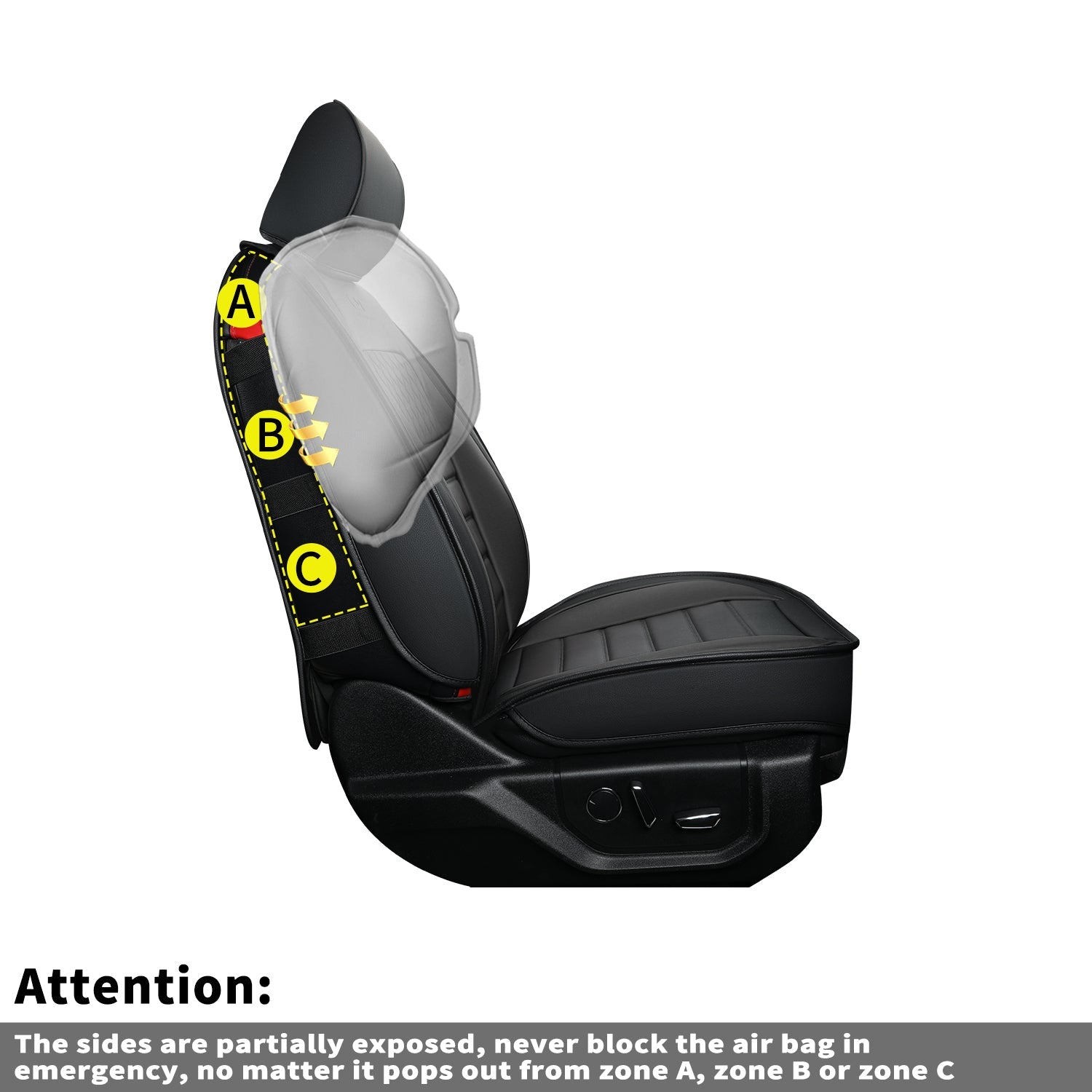 LUCKYMAN KLUBO Por F150 Faux-Ledaj Sidlokoj, Por F150 2009-2024 Super Crew Super Cab Regular Cab 2017-2023 Por F250 F350 F450 Super Duty Crew Cab