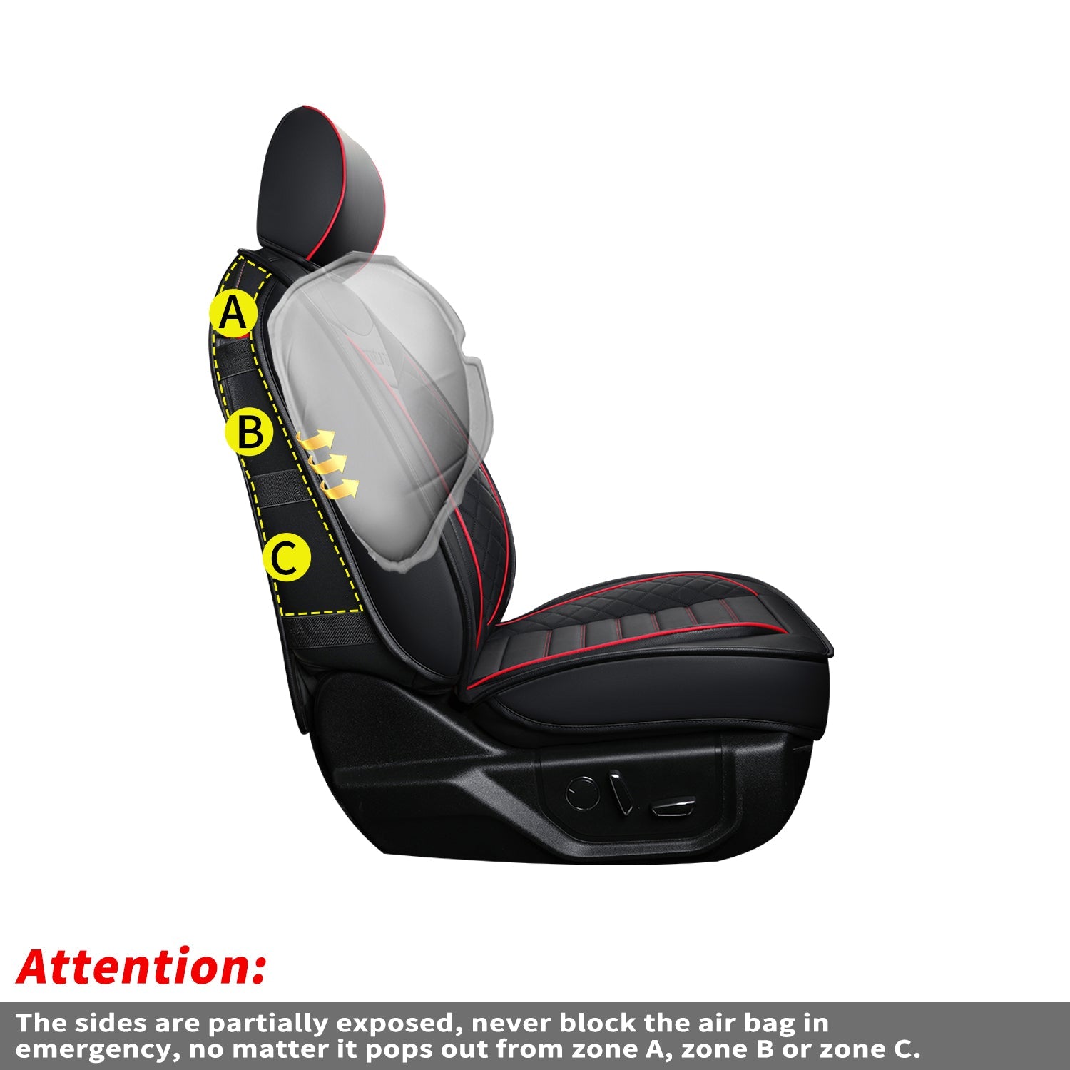 LUCKYMAN CLUB F150 Sidlokokovriloj Plena Aro kun Akvorezista Ledo, Aŭta Veturila Kusenkovrilo por Aŭtoj SUV Pick-up Kamiono Konvena por 2009 ĝis 2024 Ford F150 Carhartt kaj 2017 ĝis 2023 F250 F350 F450