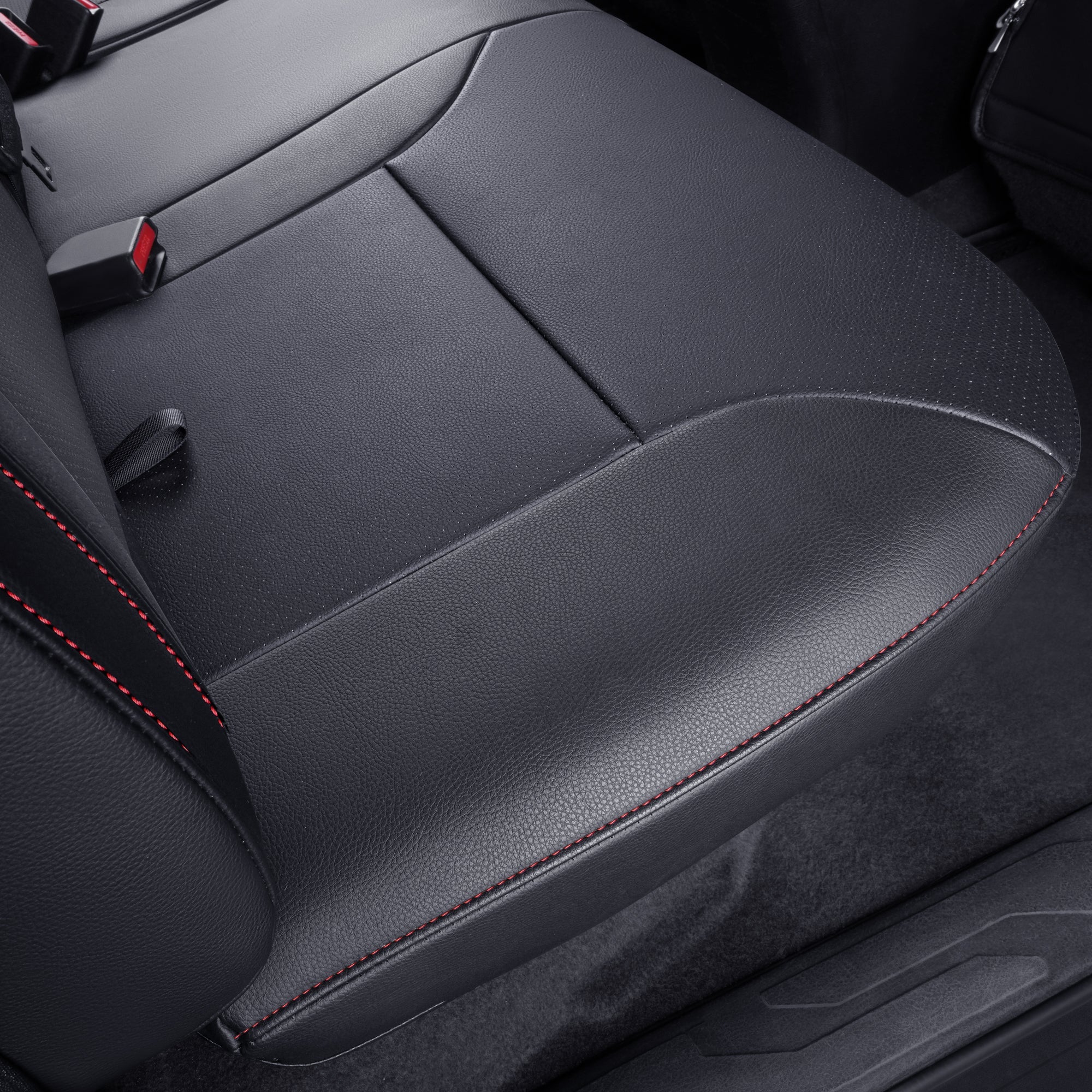 LUCKYMAN CLUB Tacoma Custom Fit Seat Covers For 2016-2025 Tacoma Crew Cab / Extended Cab SR SR5 TRD Sport TRD Off-Road TRD PRO Limited with Faux Leather