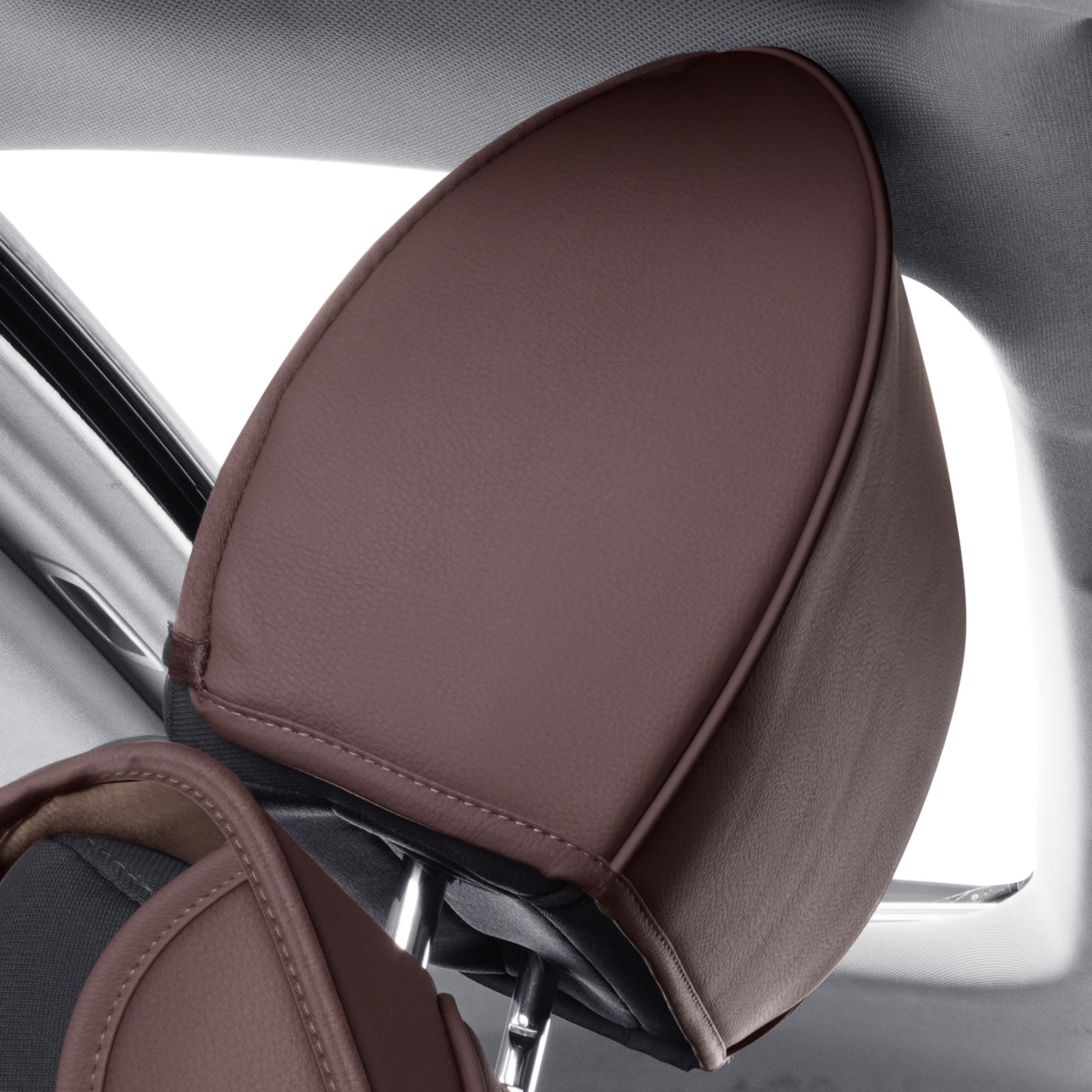 LUCKYMAN CLUB Tundra Seat Covers, Fit 2014-2025 Tundra Full Set Crew/CrewMax Cab, with Waterproof Faux Leather