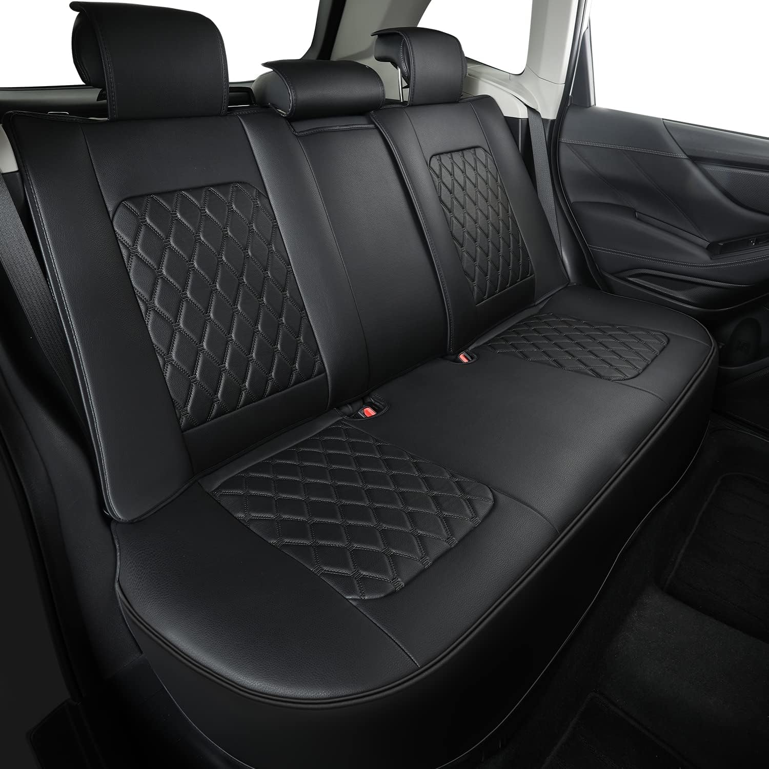 LUCKYMAN CLUB 2014-2025 Subaru/Forester Outback Custom Seat Covers Accessories Full Set Fit Premium Sport Wilderness Limited Touring Base with Waterproof FauxLeather