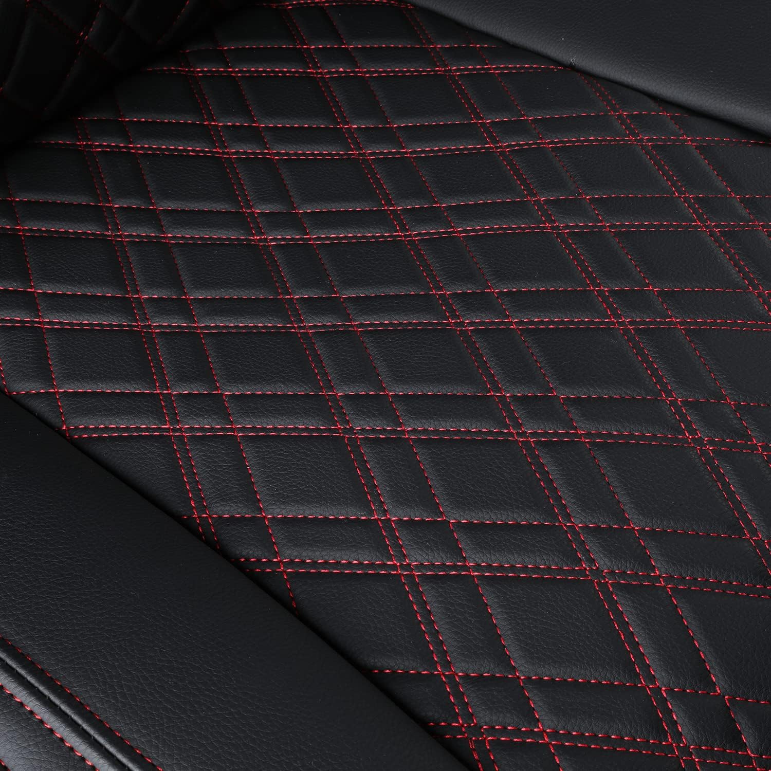 LUCKYMAN CLUB Tacoma Seat Covers, Fit for 2016-2025 Tacoma Crew Double Cab SR SR5 TRD Sport TRD Off-Road TRD PRO and SR SR5 TRD Sport TRD Off-Road TRD PRO Limited with Water Proof Faux Leather