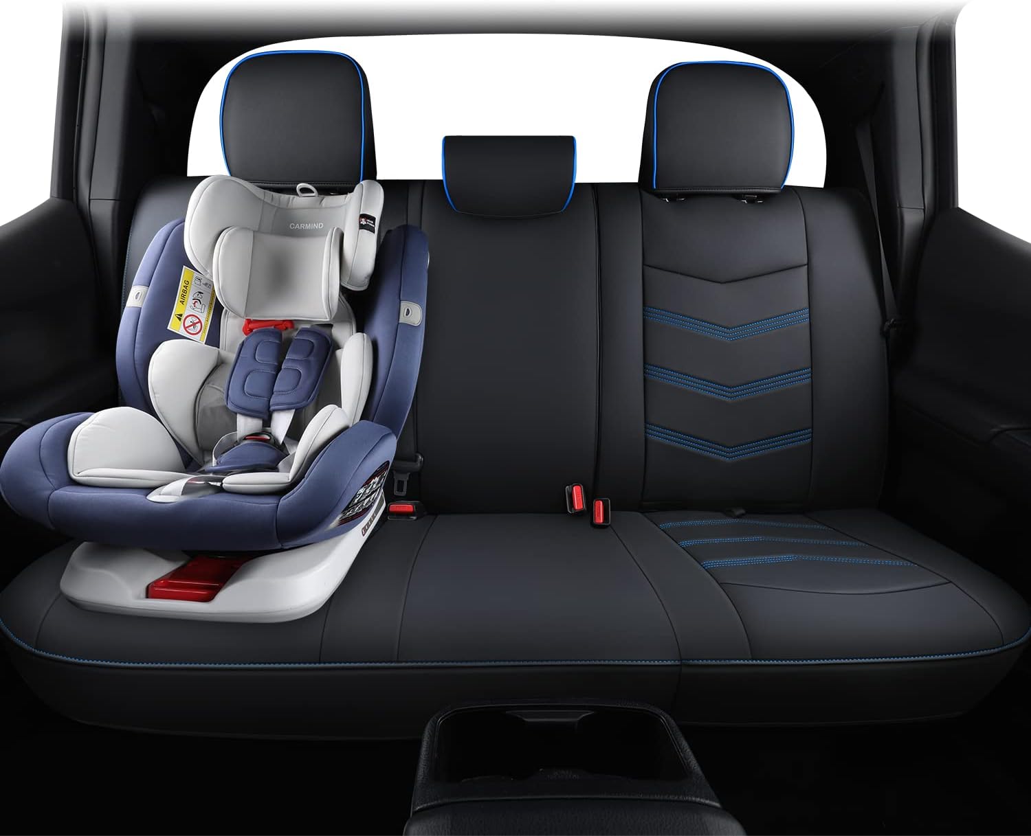 LUCKYMAN CLUB 2005-2025 Tacoma Seat Covers Full Set Waterproof leather for Tacoma Double/Crew Cab SR SR5 TRD Sport TRD Off-Road PreRunner Trims, with Waterproof Faux Leather All-enveloping, four seasons general, wear-resistant and scratch-resistant