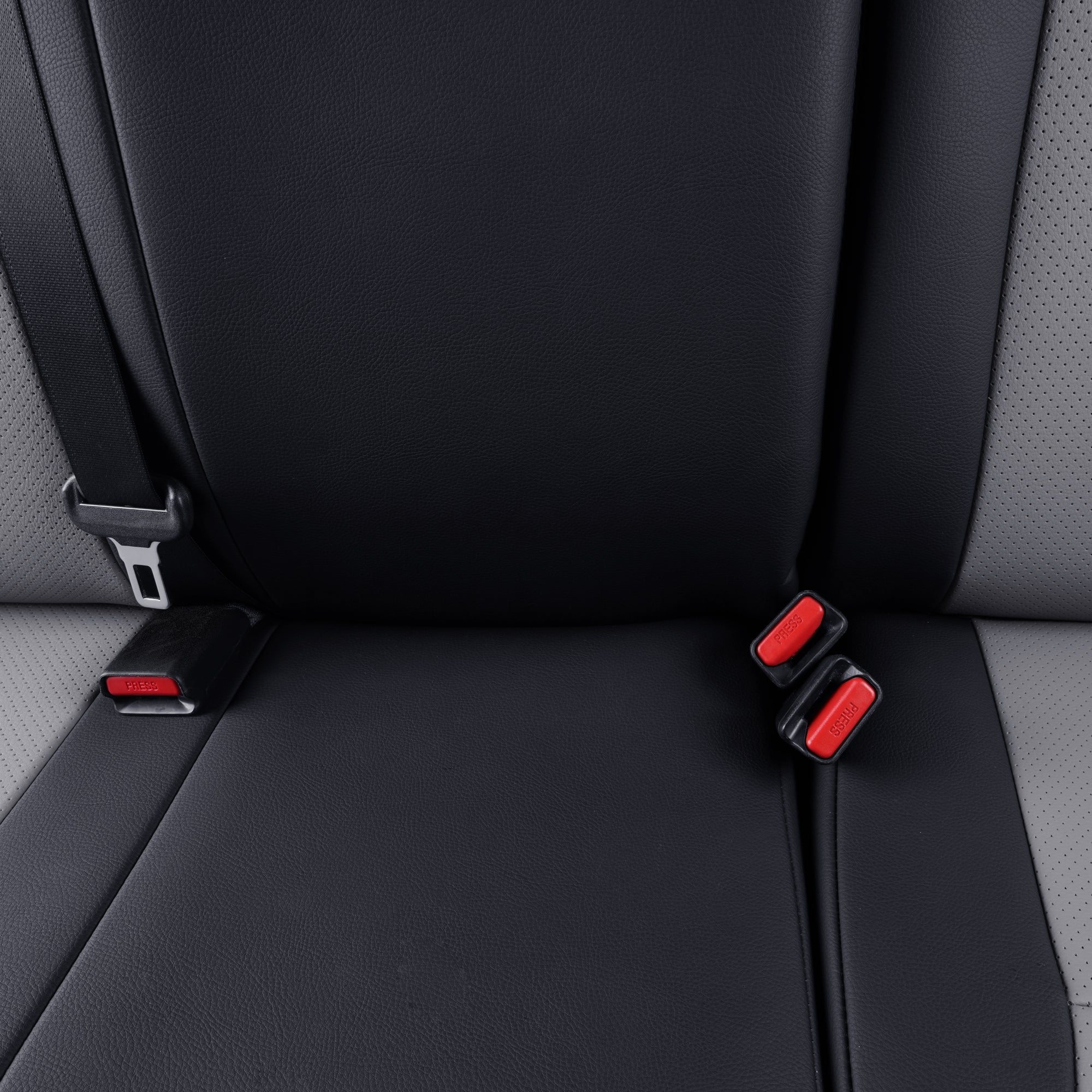 LUCKYMAN CLUB Tacoma Custom Fit Seat Covers For 2016-2025 Tacoma Crew Cab / Extended Cab SR SR5 TRD Sport TRD Off-Road TRD PRO Limited with Faux Leather