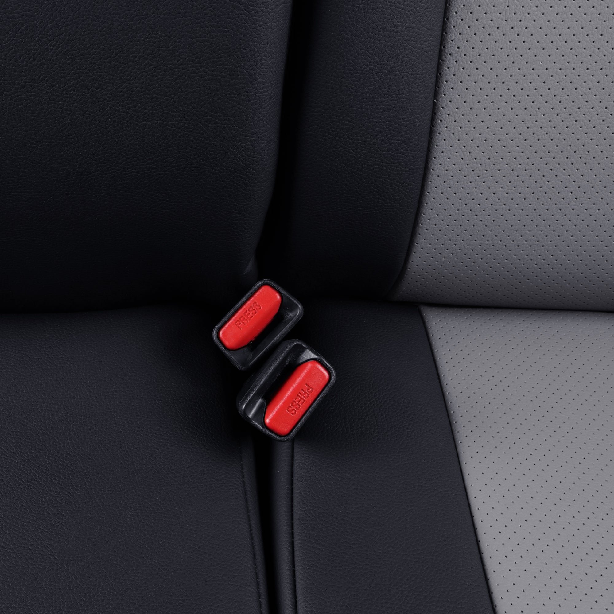 LUCKYMAN CLUB Tacoma Custom Fit Seat Covers For 2016-2025 Tacoma Crew Cab / Extended Cab SR SR5 TRD Sport TRD Off-Road TRD PRO Limited with Faux Leather